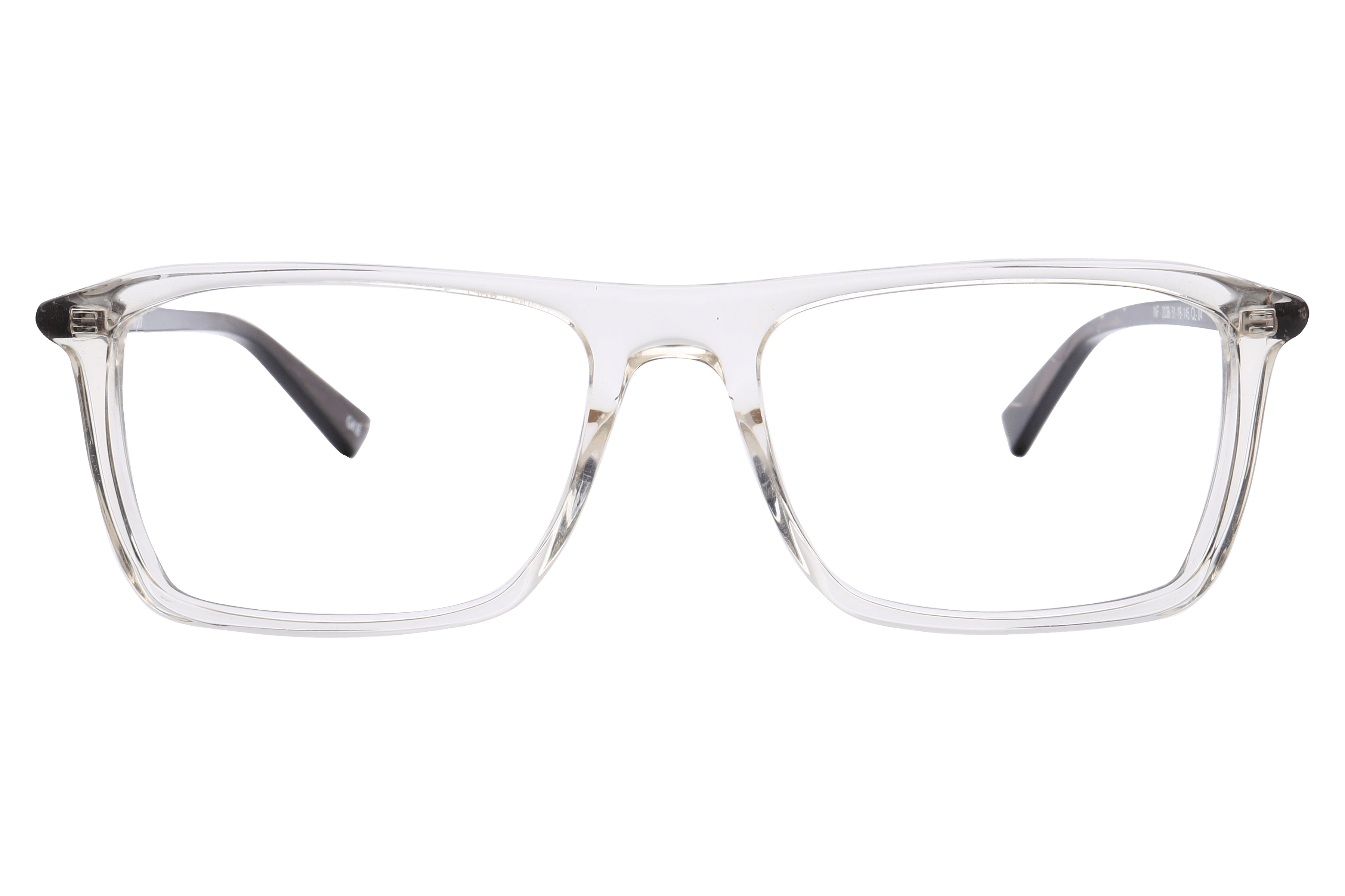 Inspira F2038 Frame Transparent Yellow Male Full Shell Frame — Transparent Yellow frame — view 2