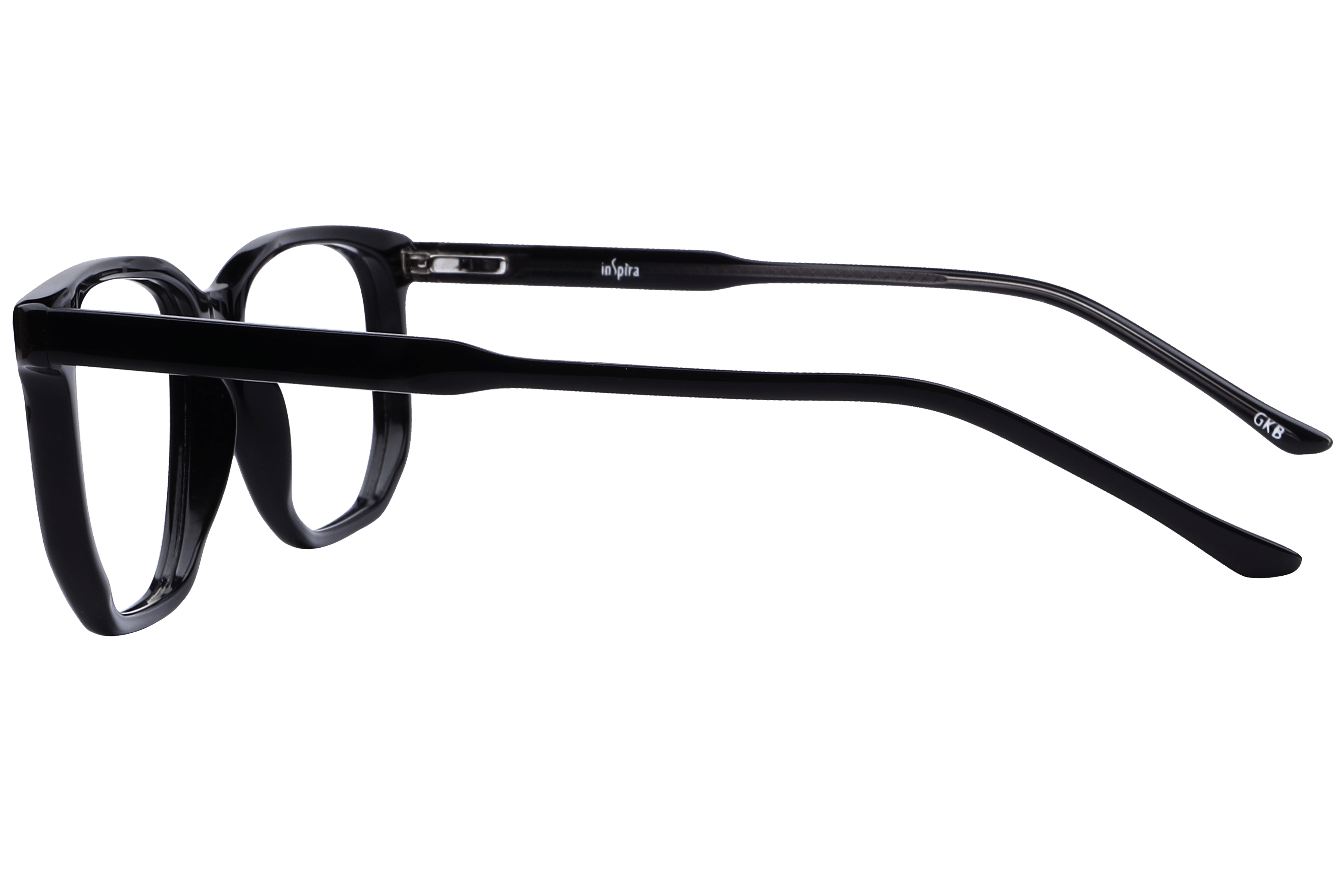 Inspira F2028 Frame Black Male Full Shell Frame — Black frame — view 3