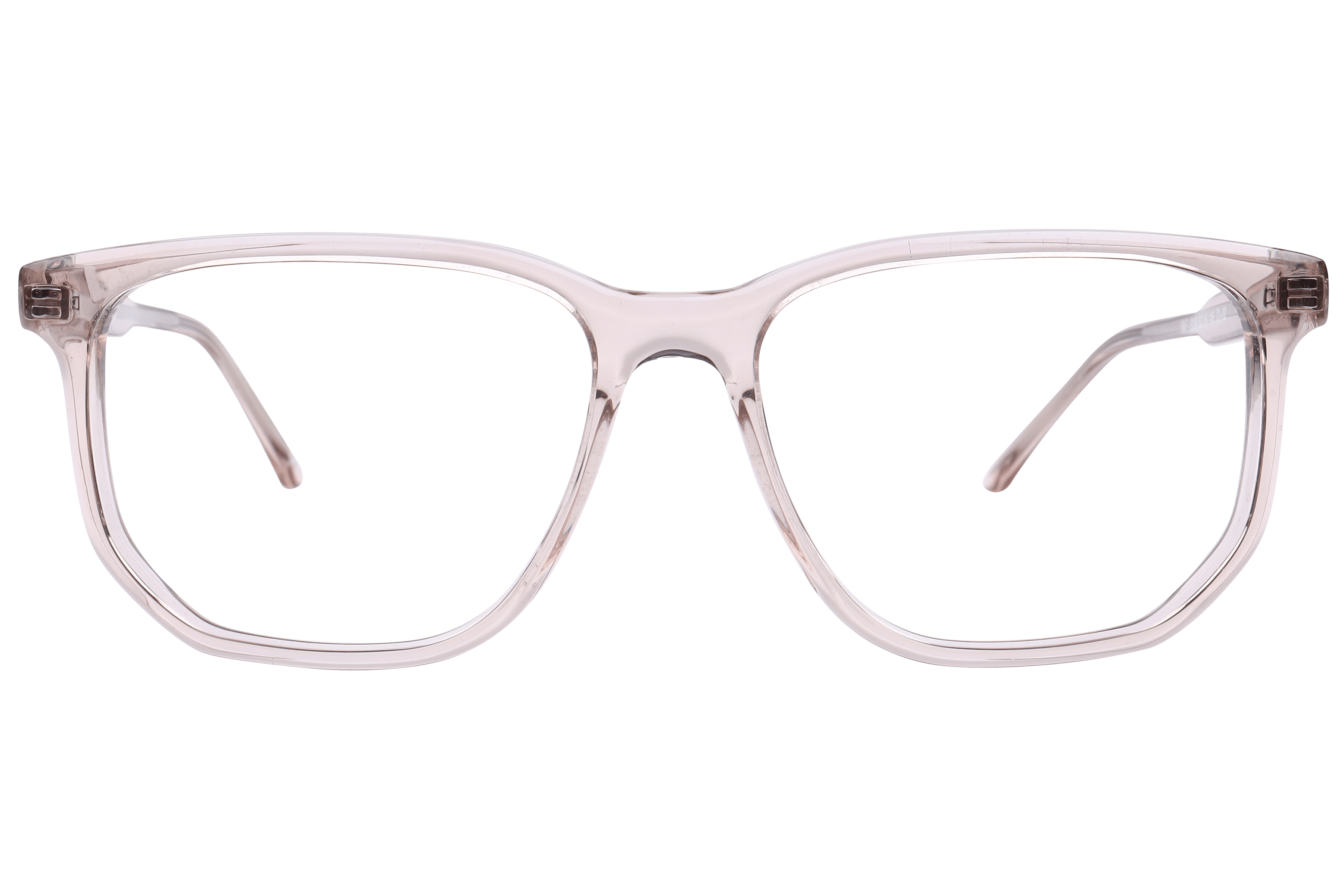 Inspira F2028 Frame Transparent Brown Male Full Shell Frame — Transparent Brown frame — view 2
