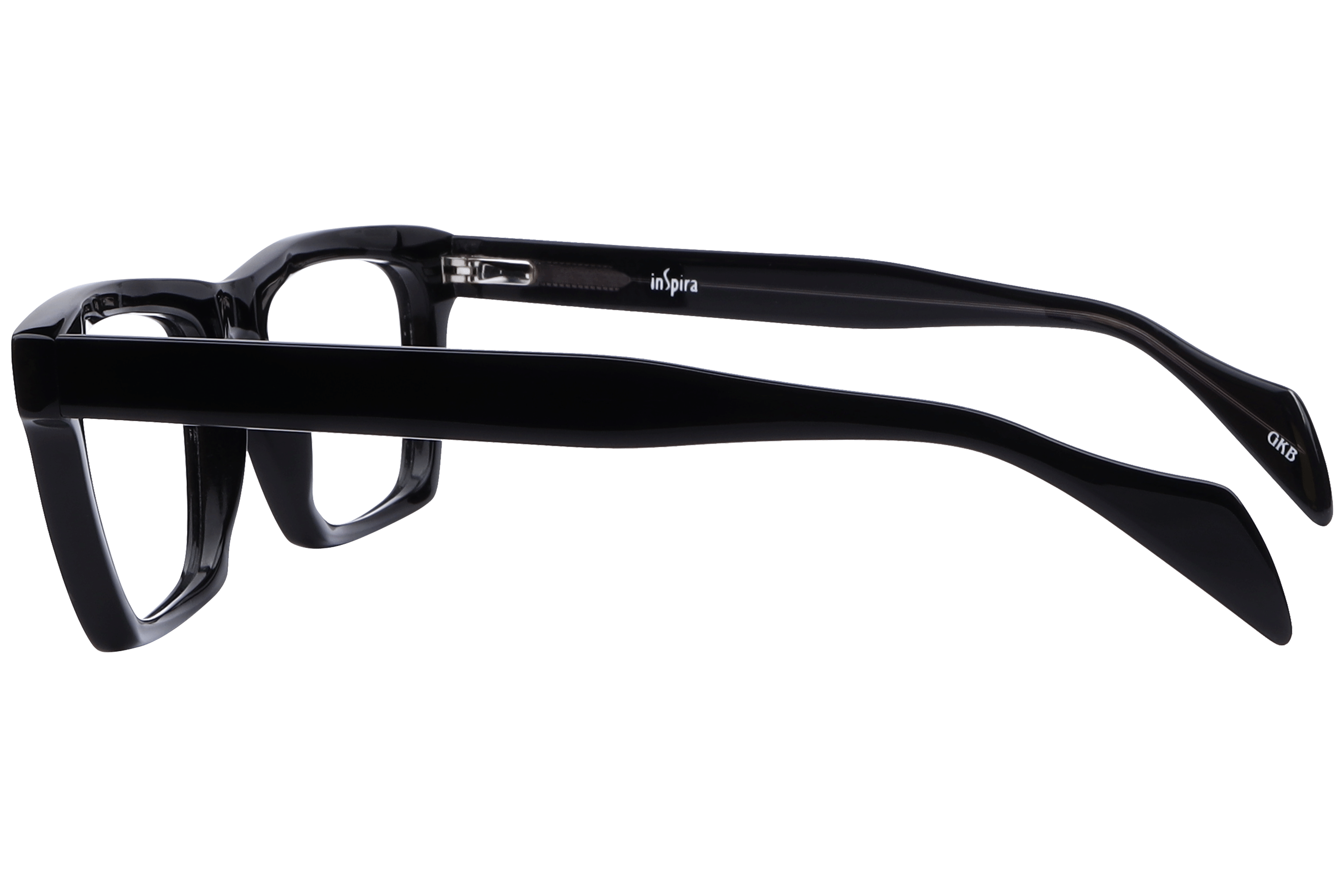 Inspira F2035 Frame Black Male Full Shell Frame — Black frame — view 3