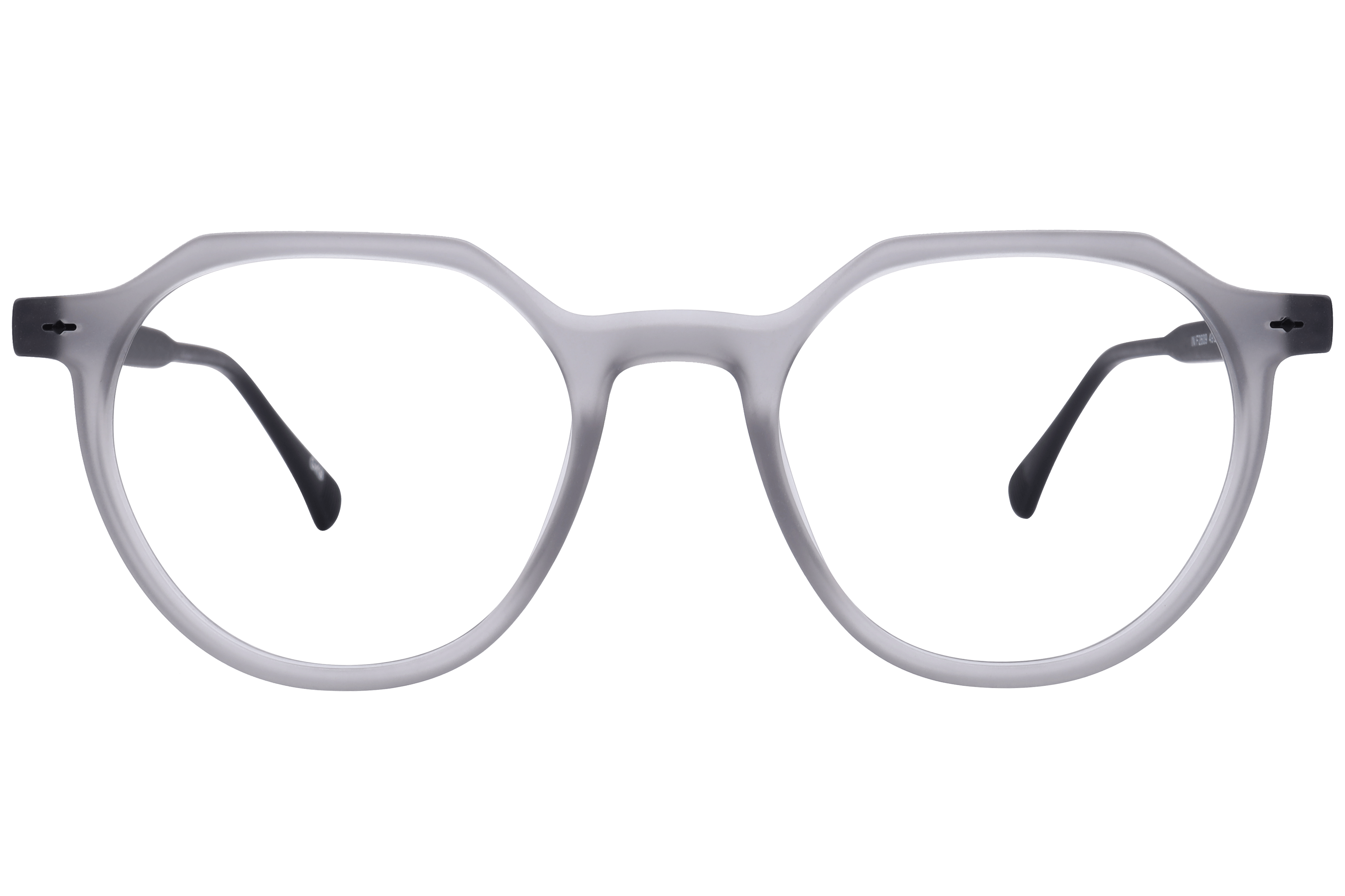 Inspira F2609 Frame Matt Grey Unisex Full Shell Frame — Matt Grey frame — view 2