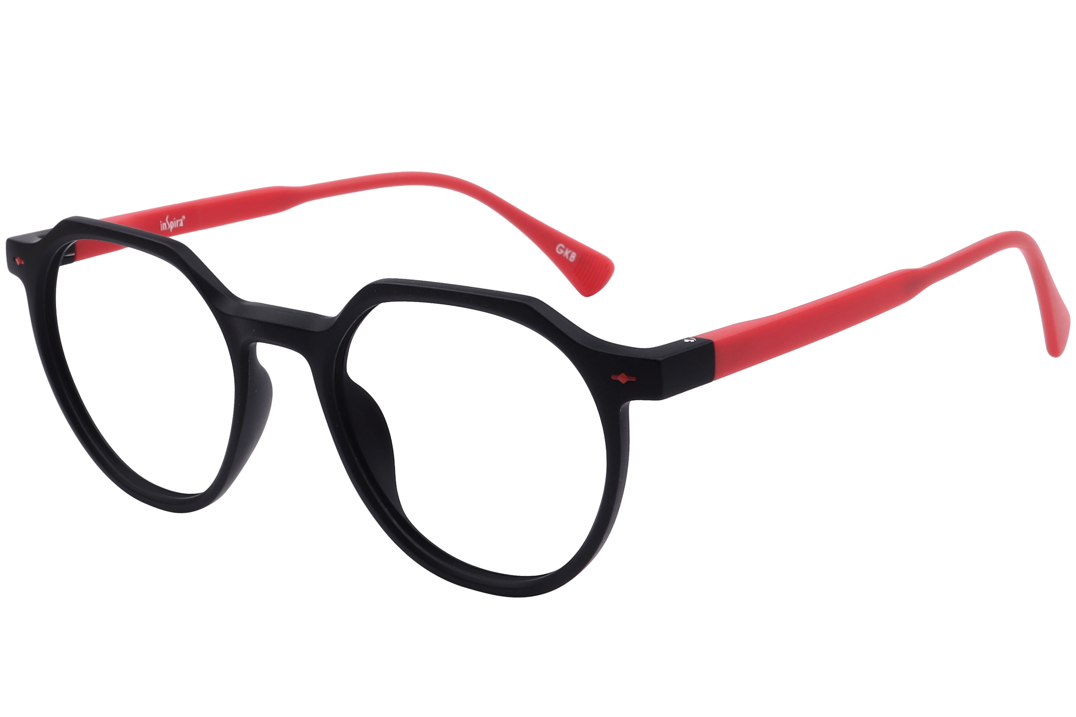 Inspira F2609 Frame Matt Black Unisex Full Shell — Matt Black frame