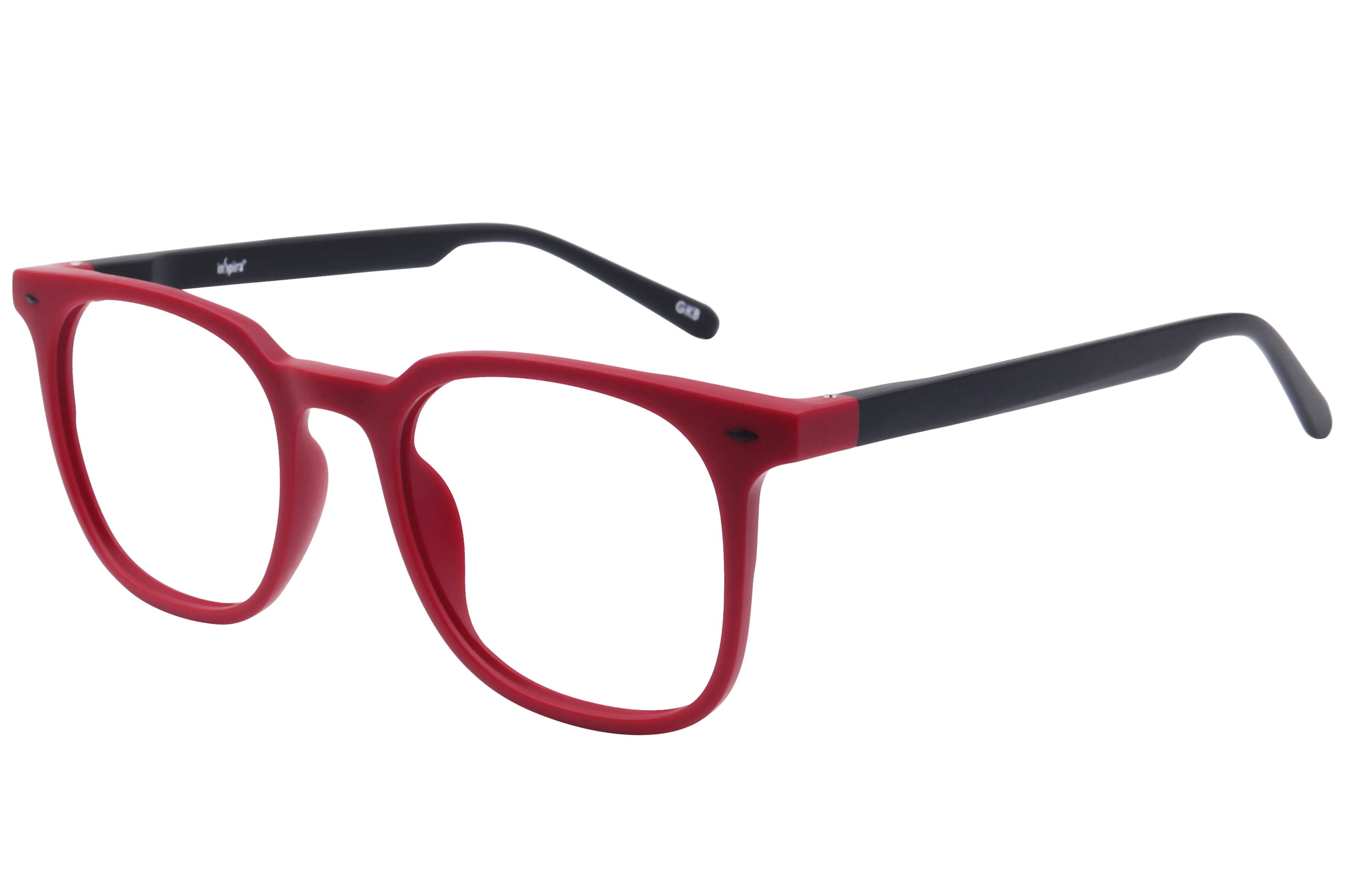 Inspira F2614 Frame Matt Red Male Full Shell — Matt Red frame