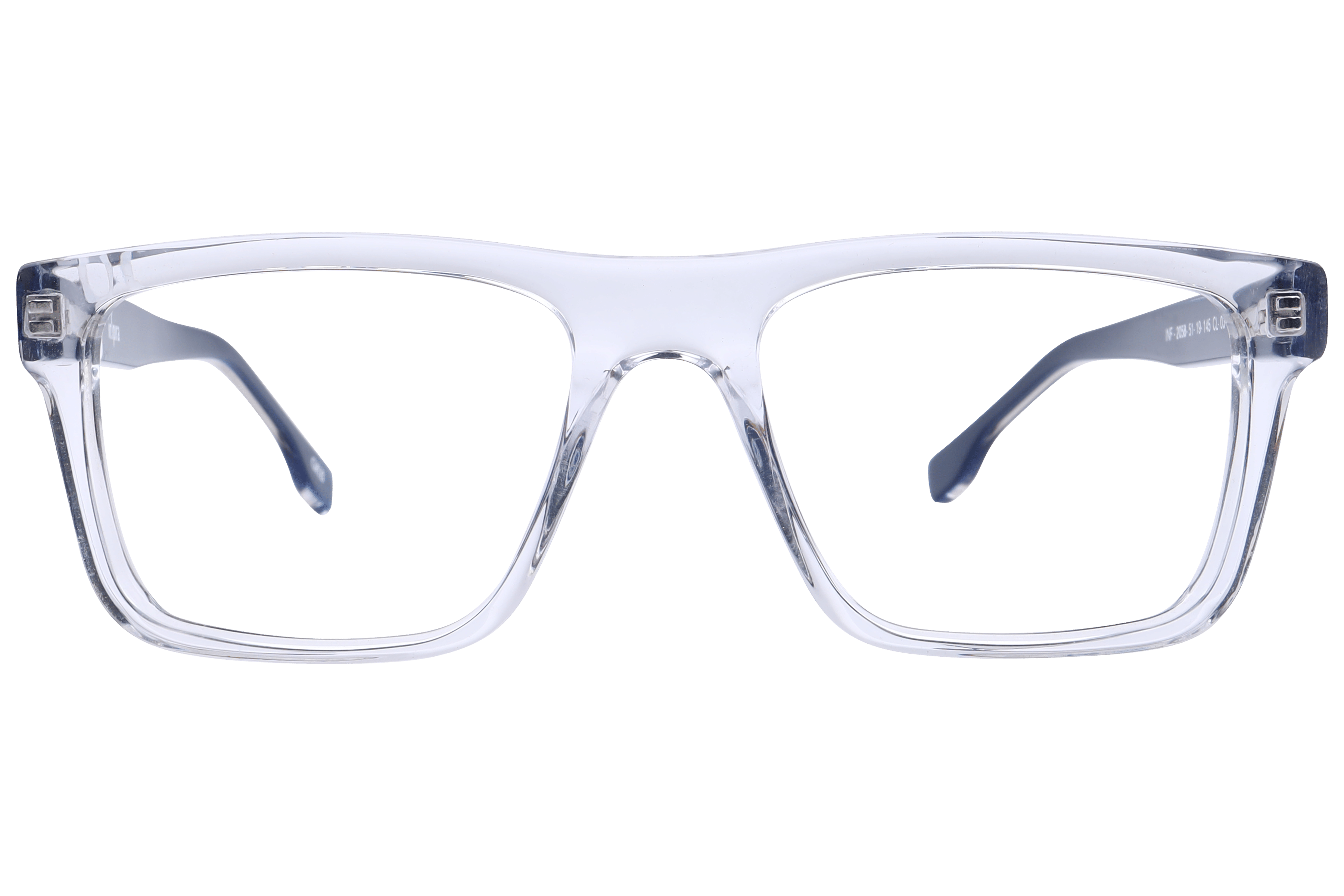 Inspira F2058 Frame Transparent Male Full Shell Frame — Transparent frame — view 2