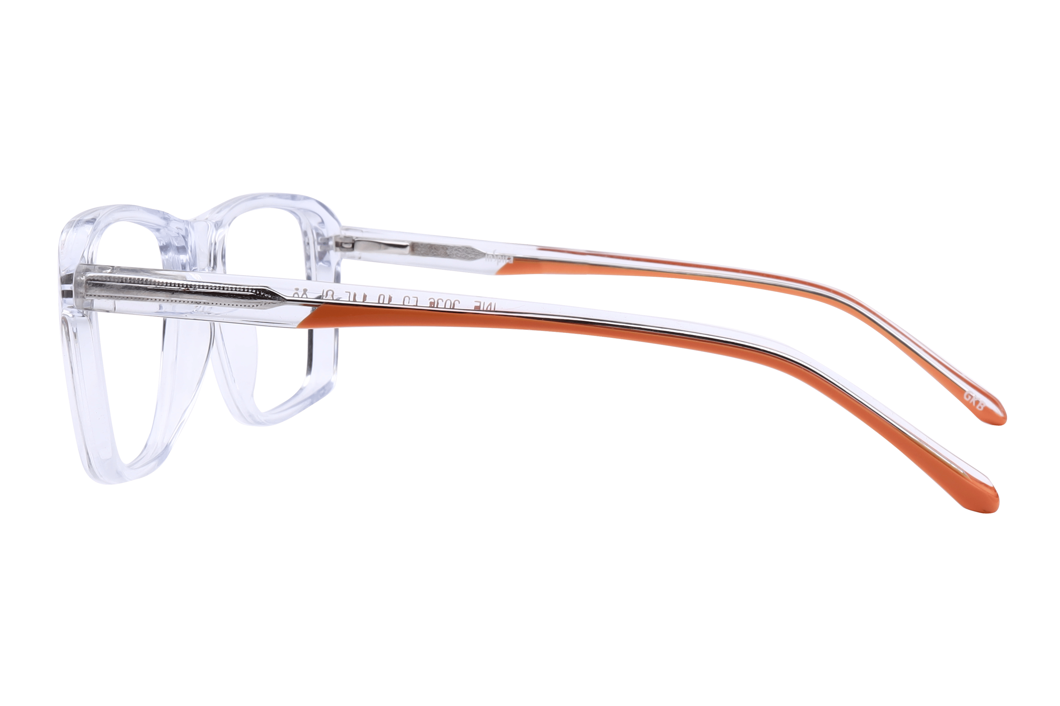 Inspira F2036 Frame Transparent Male Full Shell Frame — Transparent frame — view 3