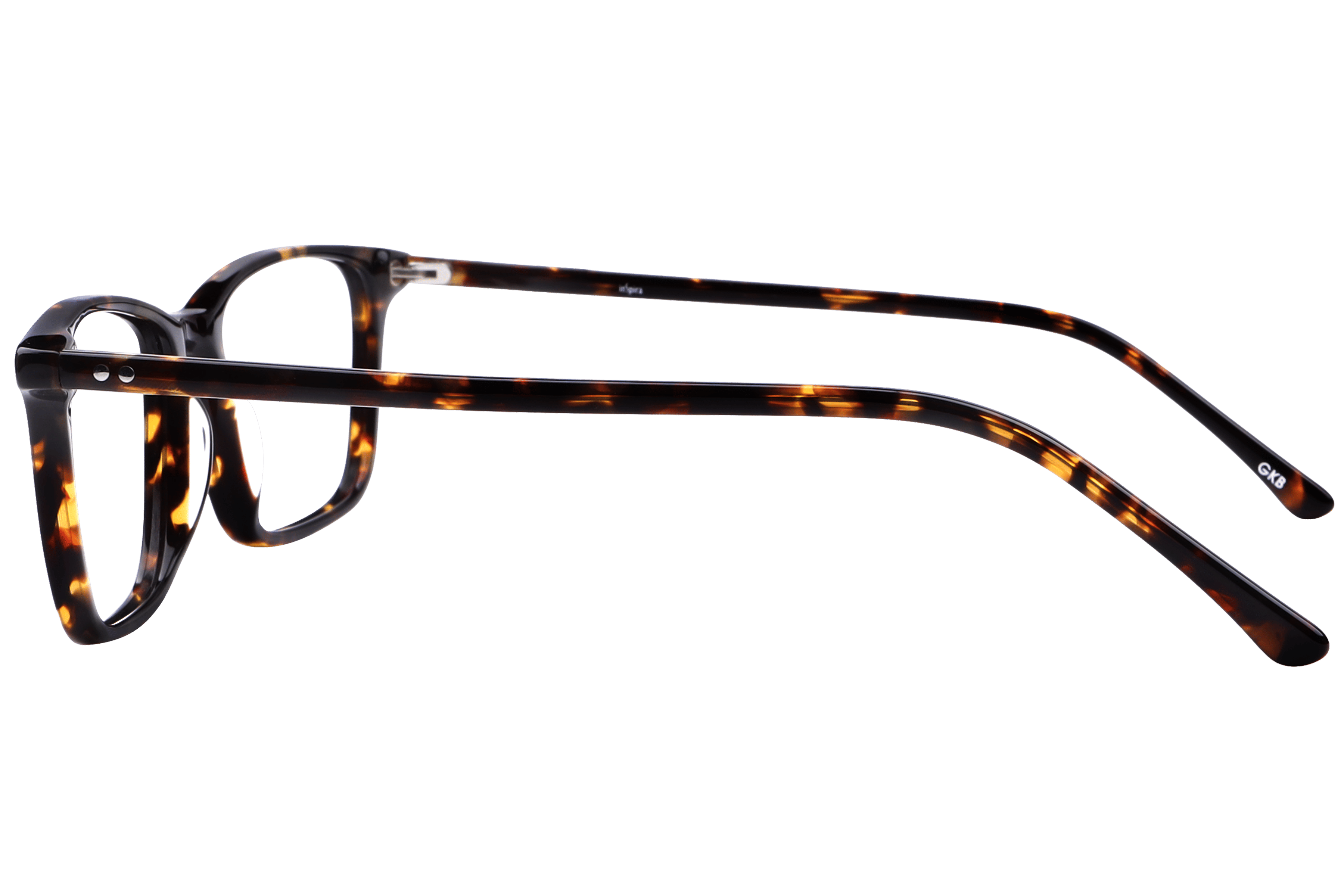 Inspira BOA1278 Frame Havana Male Full Shell Frame — Havana frame — view 3
