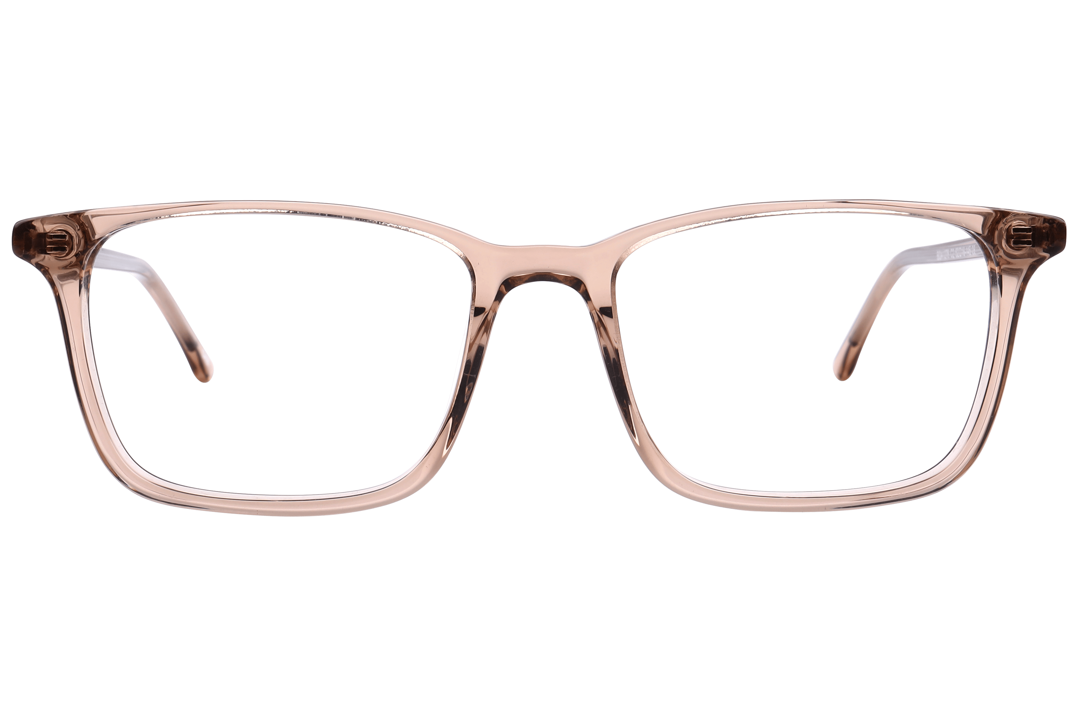 Inspira BOA1278 Frame Transparent Brown Male Full Shell Frame — Transparent Brown frame — view 2