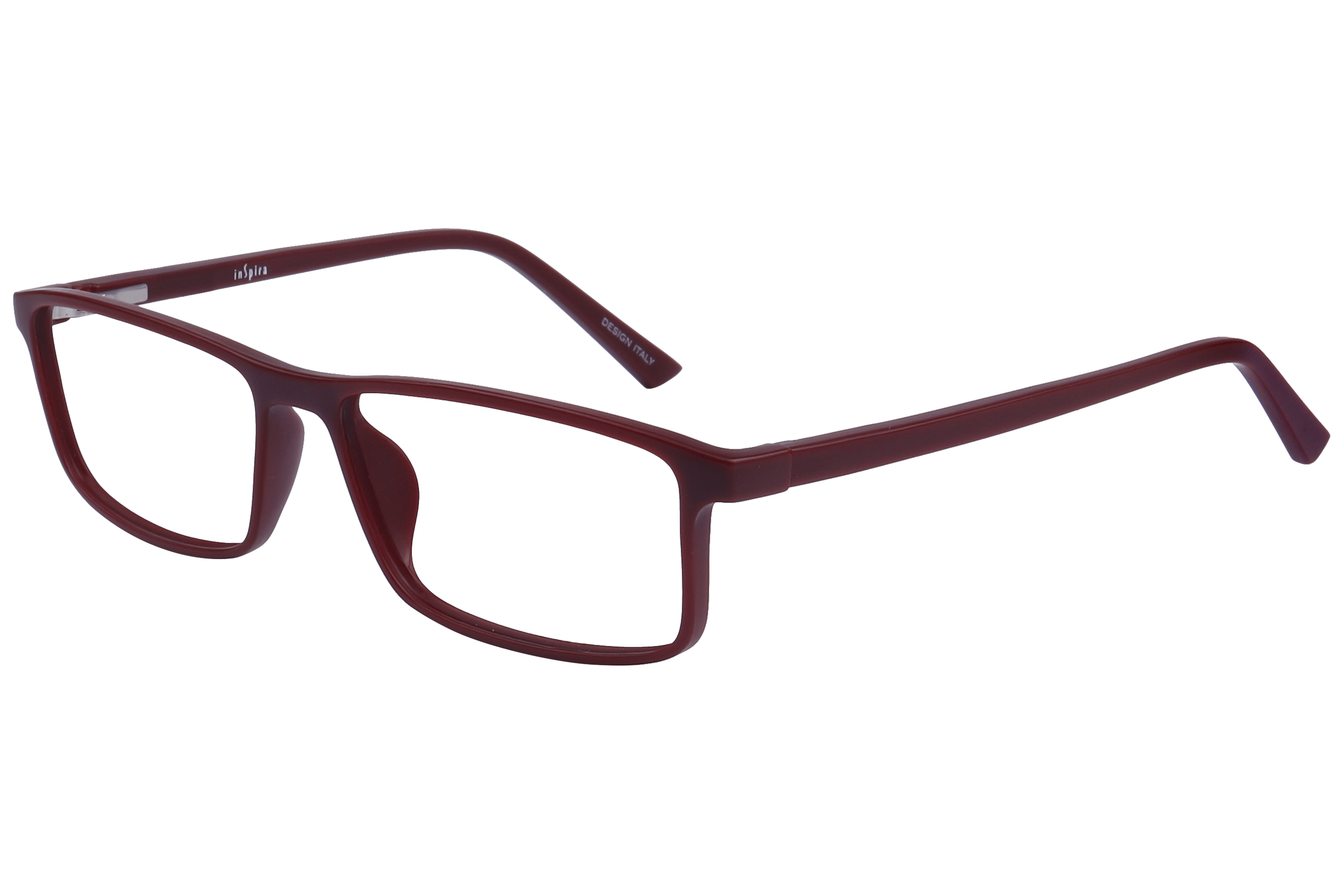 Inspira UF-107 Frame Maroon Unisex Full Shell — Maroon frame