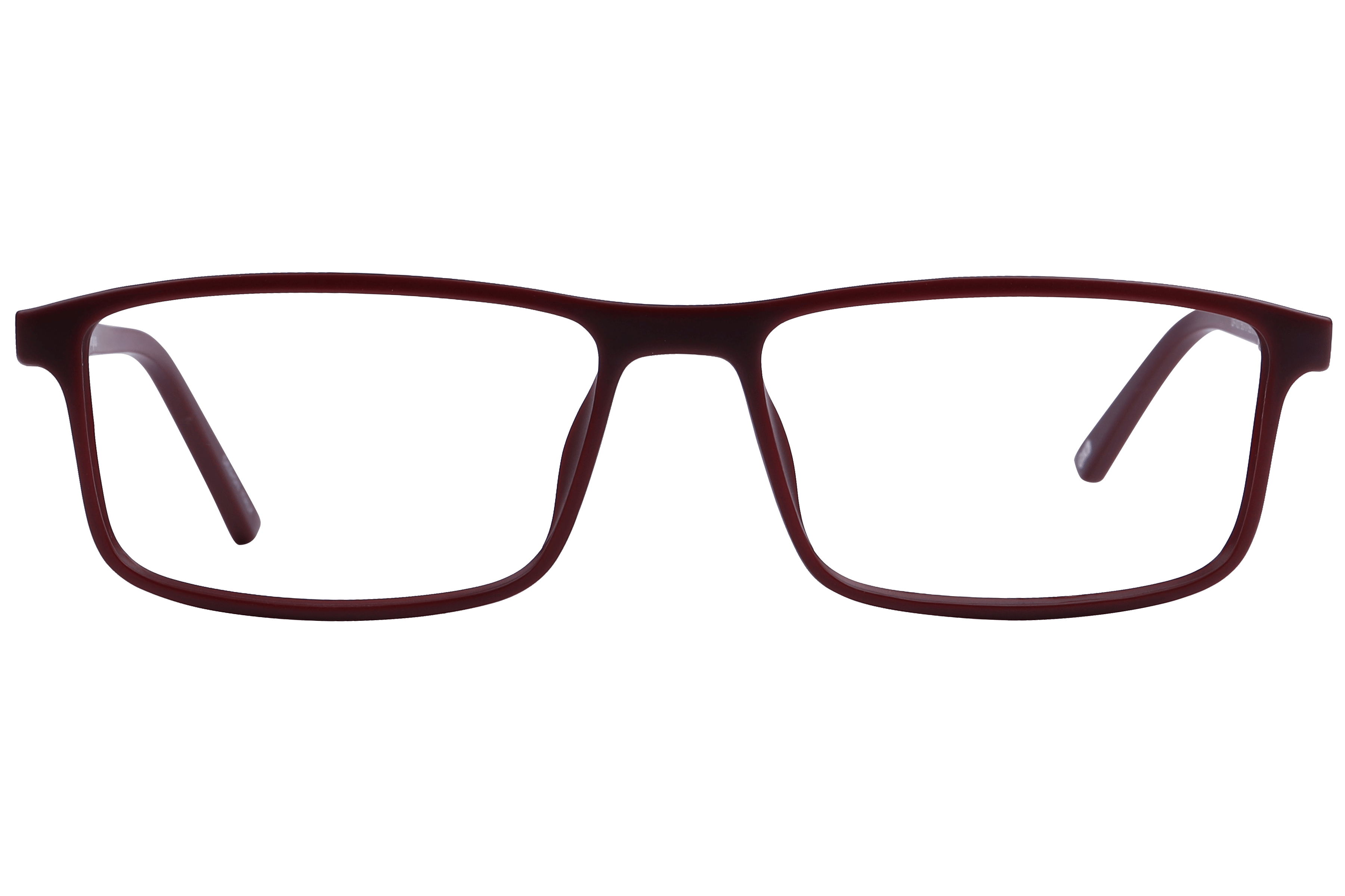 Inspira UF-107 Frame Maroon Unisex Full Shell Frame — Maroon frame — view 2