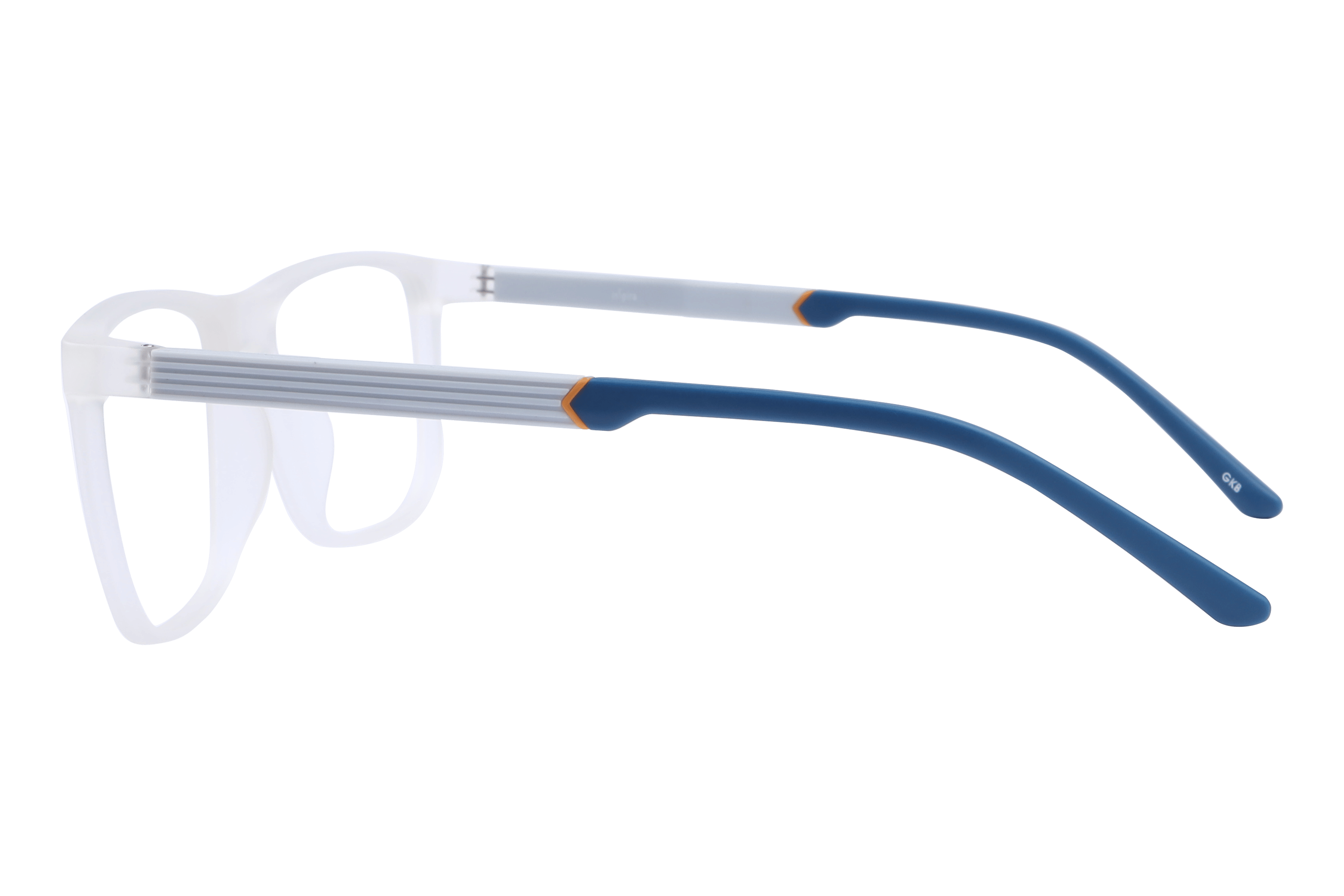 Inspira 30584 Frame Matt Transparent Male Full Shell Frame — Matt Transparent frame — view 2