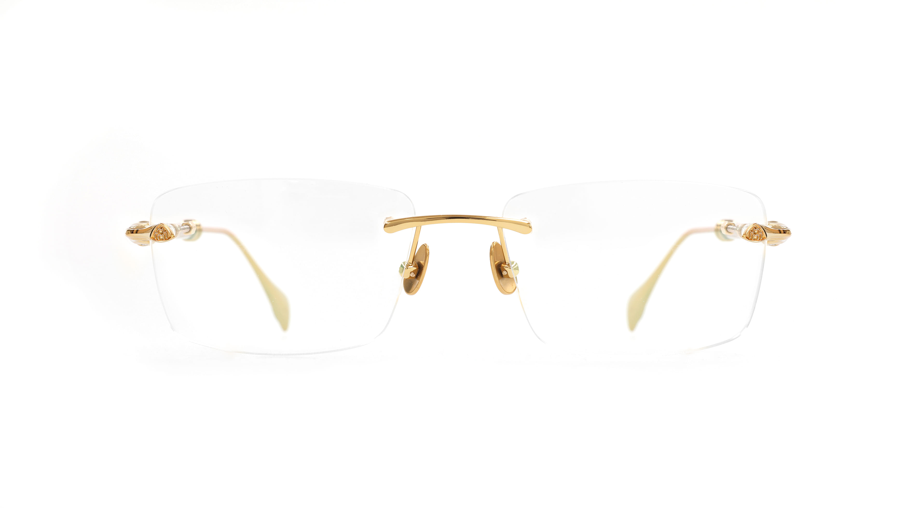Maybach THE VISUAL II Frame Gold Male RimLess Titanium