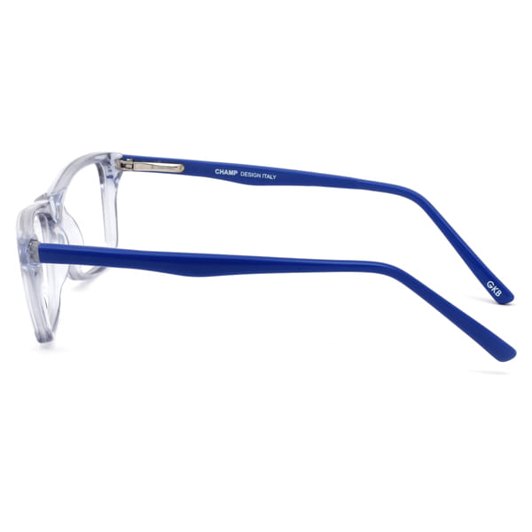 Champ M-166 Frame Silver Kids Full Shell Frame — Silver frame — view 4