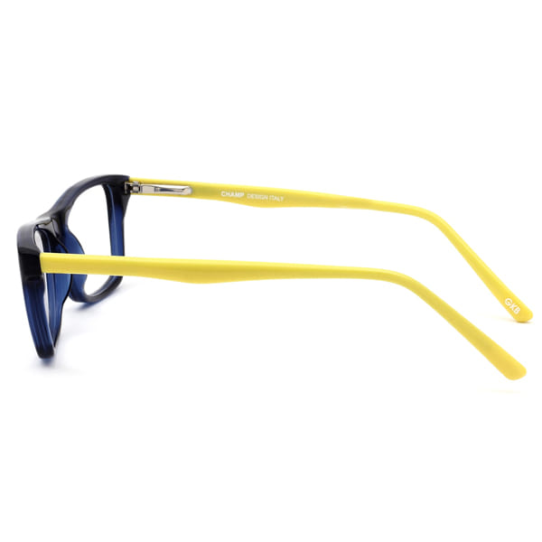 Champ M-166 Frame Blue Kids Full Shell Frame — Blue frame — view 4