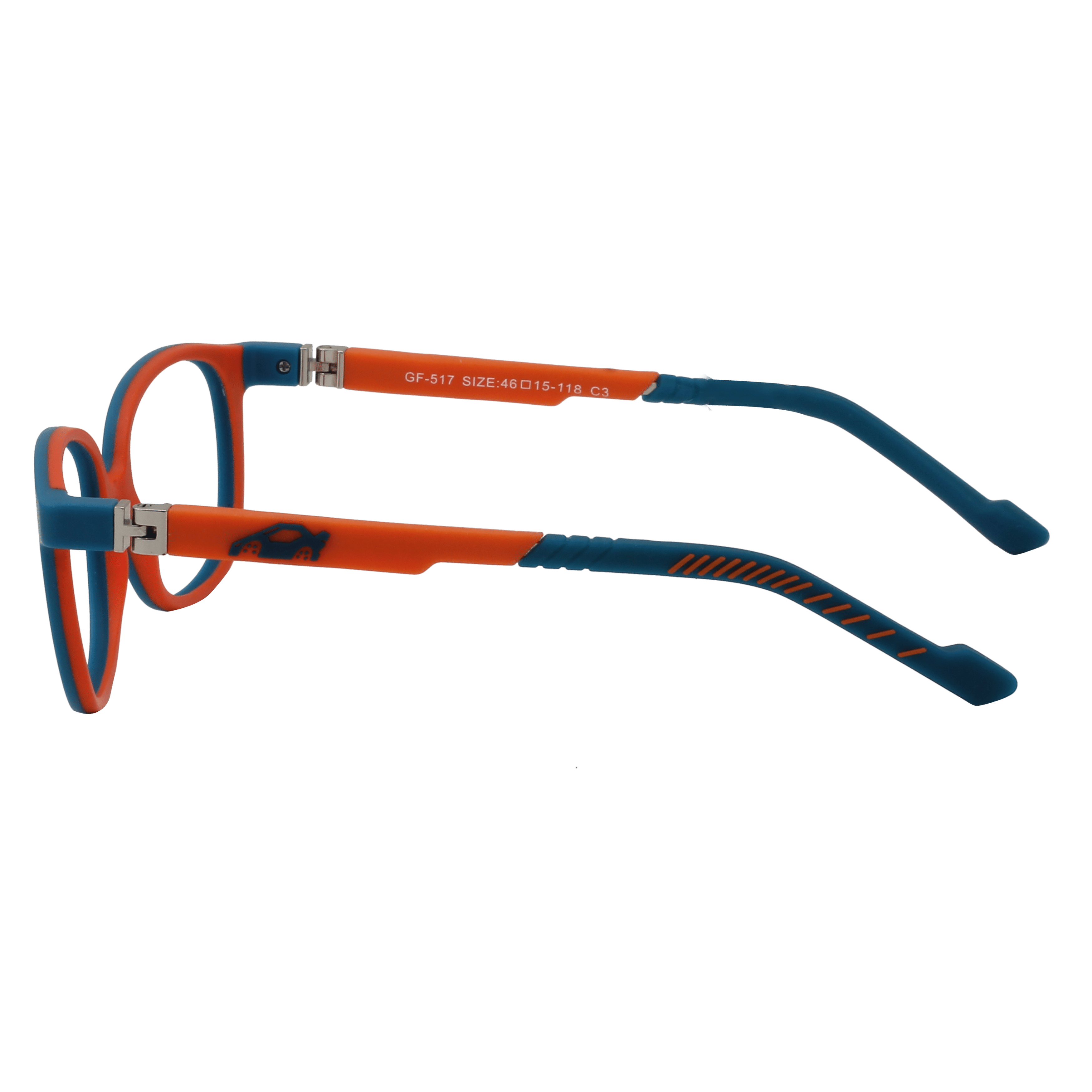 Champ GF-517 Frame Blue Kids Full Shell Frame — Blue frame — view 3