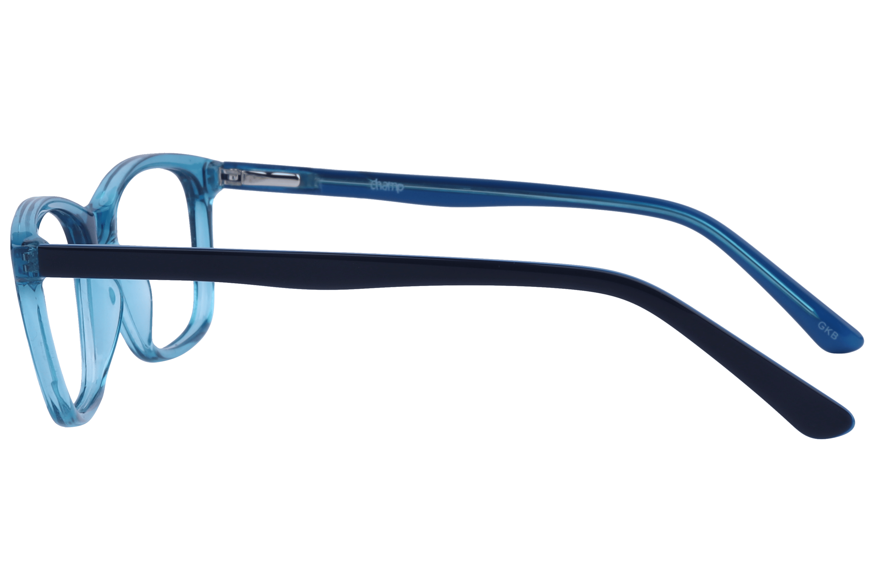 Champ 1003 Frame Blue Kids Full Shell Frame — Blue frame — view 3