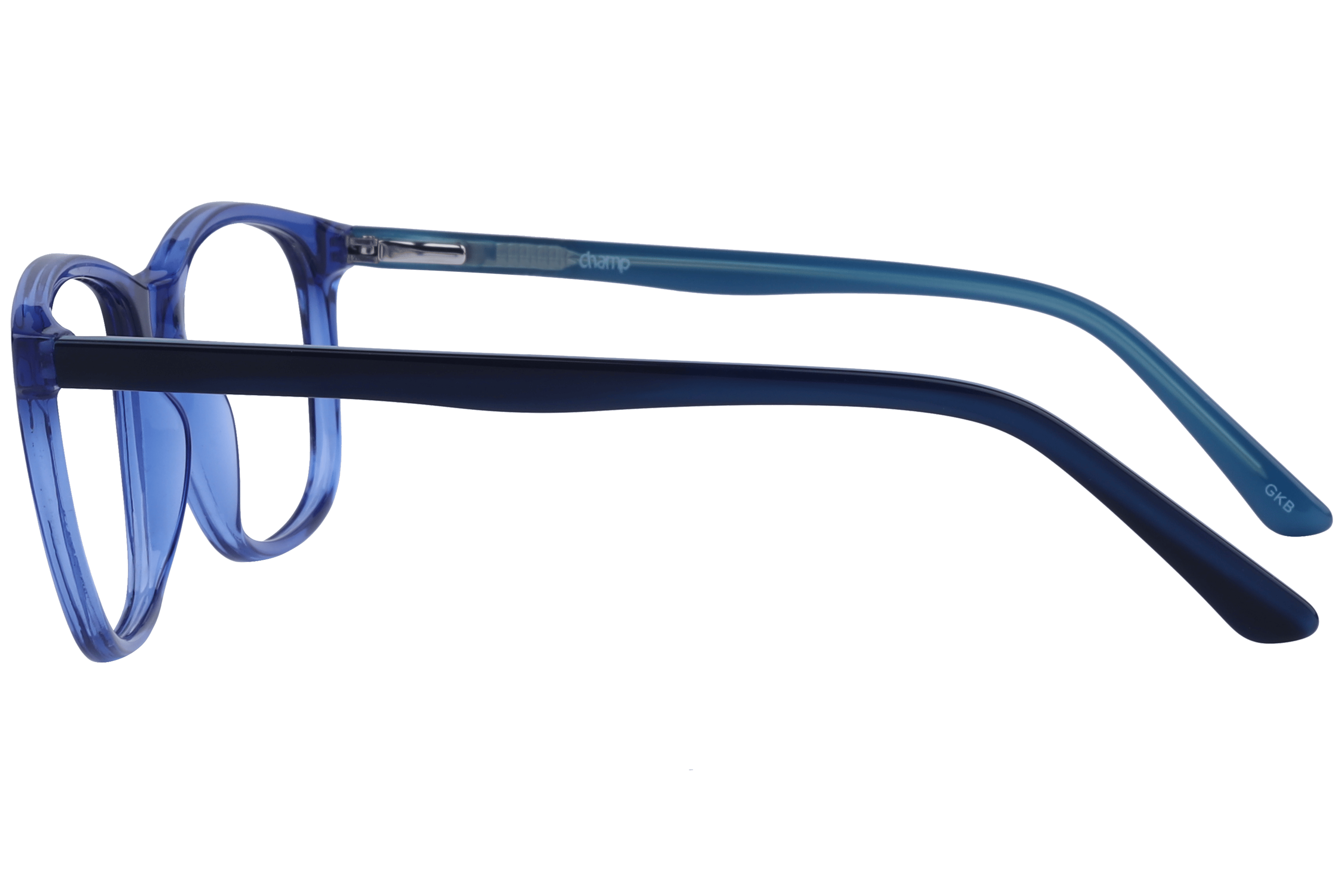 Champ 1006 Frame Blue Kids Full Shell Frame — Blue frame — view 3