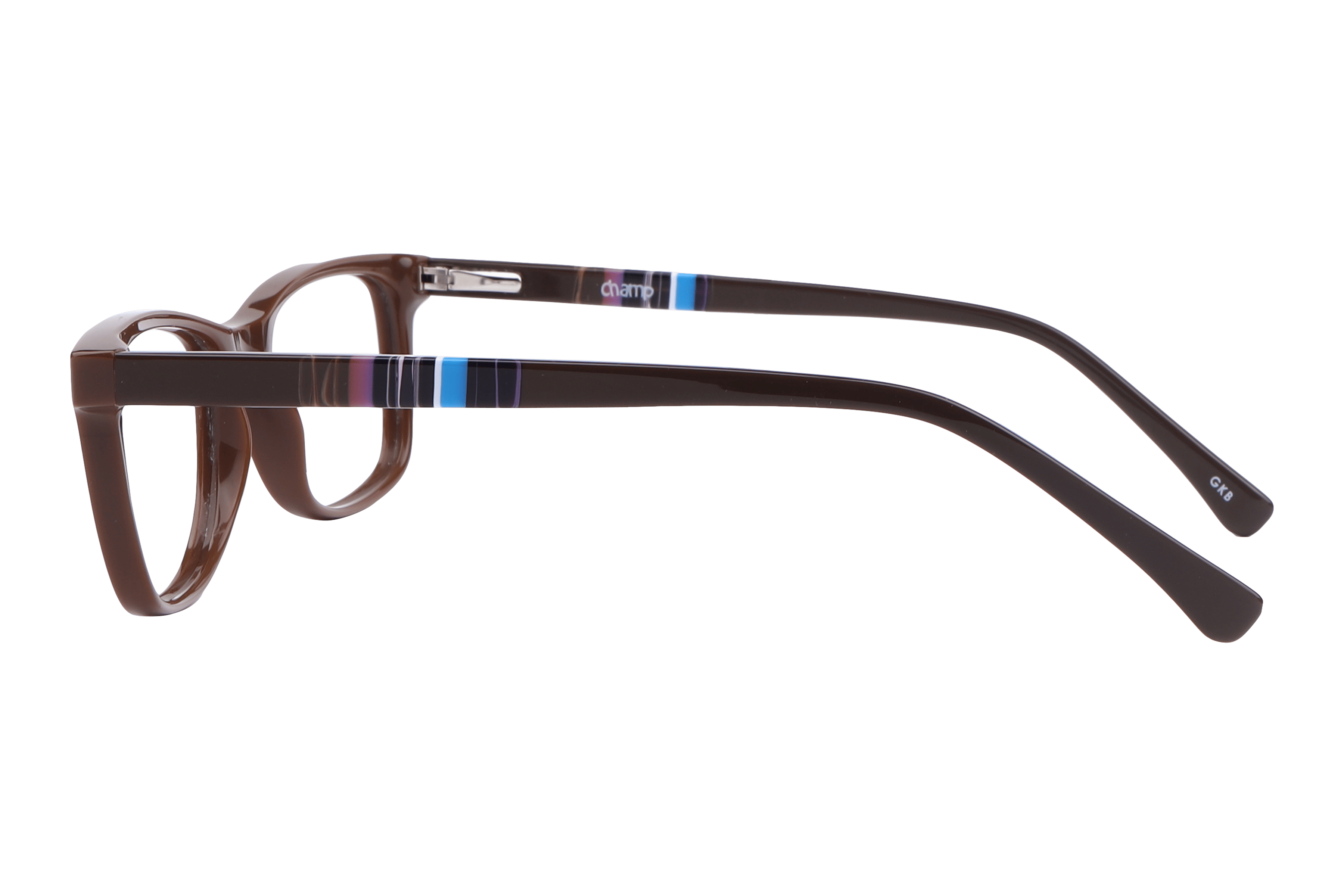 Champ CD005 Frame Brown Kids Full Shell Frame — Brown frame — view 3