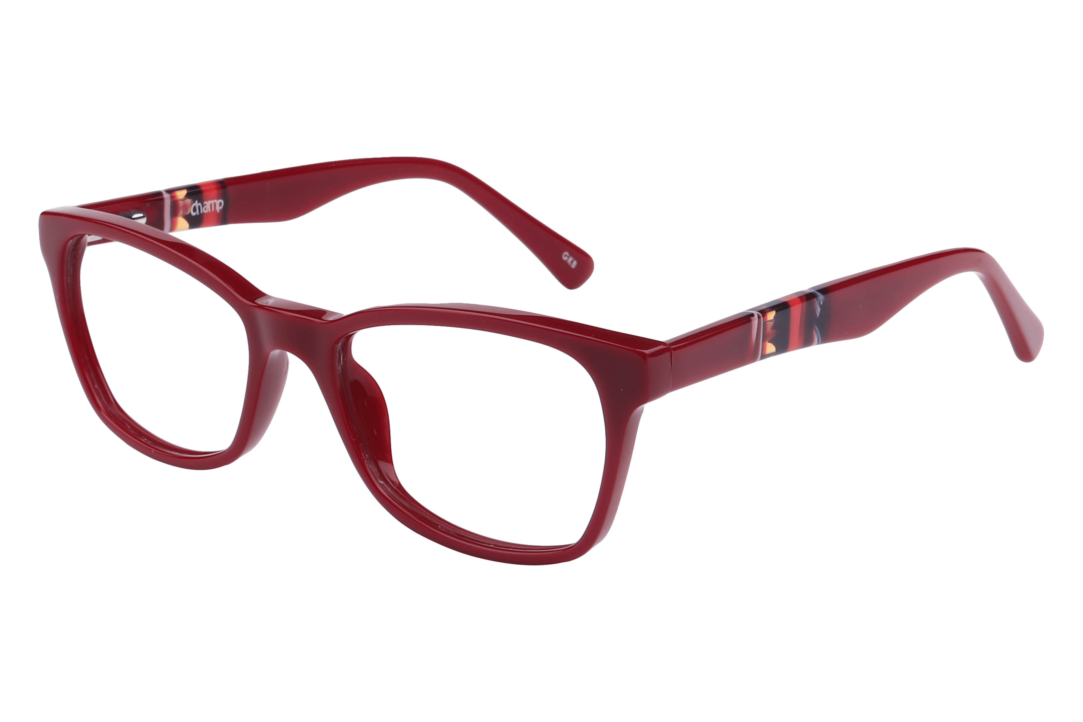 Champ CD006 Frame Maroon Kids Full Shell — Maroon frame