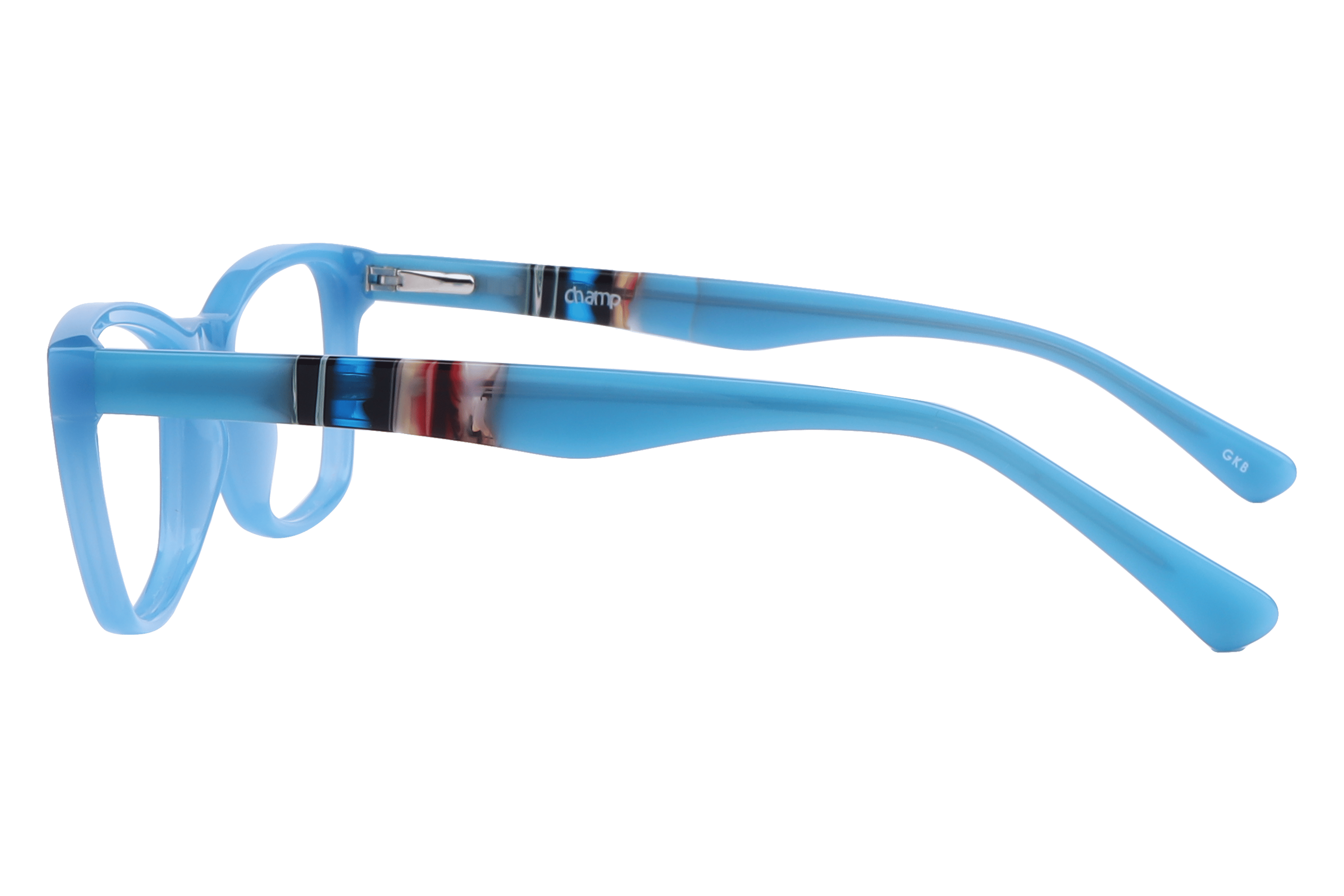 Champ CD006 Frame Blue Kids Full Shell Frame — Blue frame — view 3