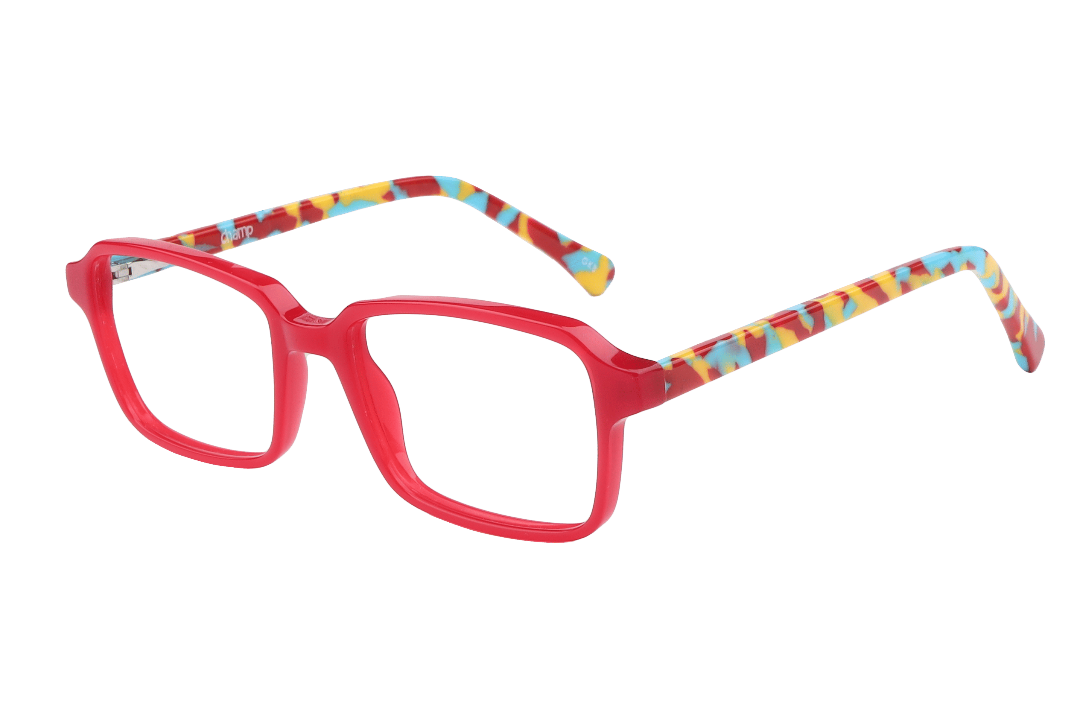 Champ CD007 Frame Red Kids Full Shell — Black frame