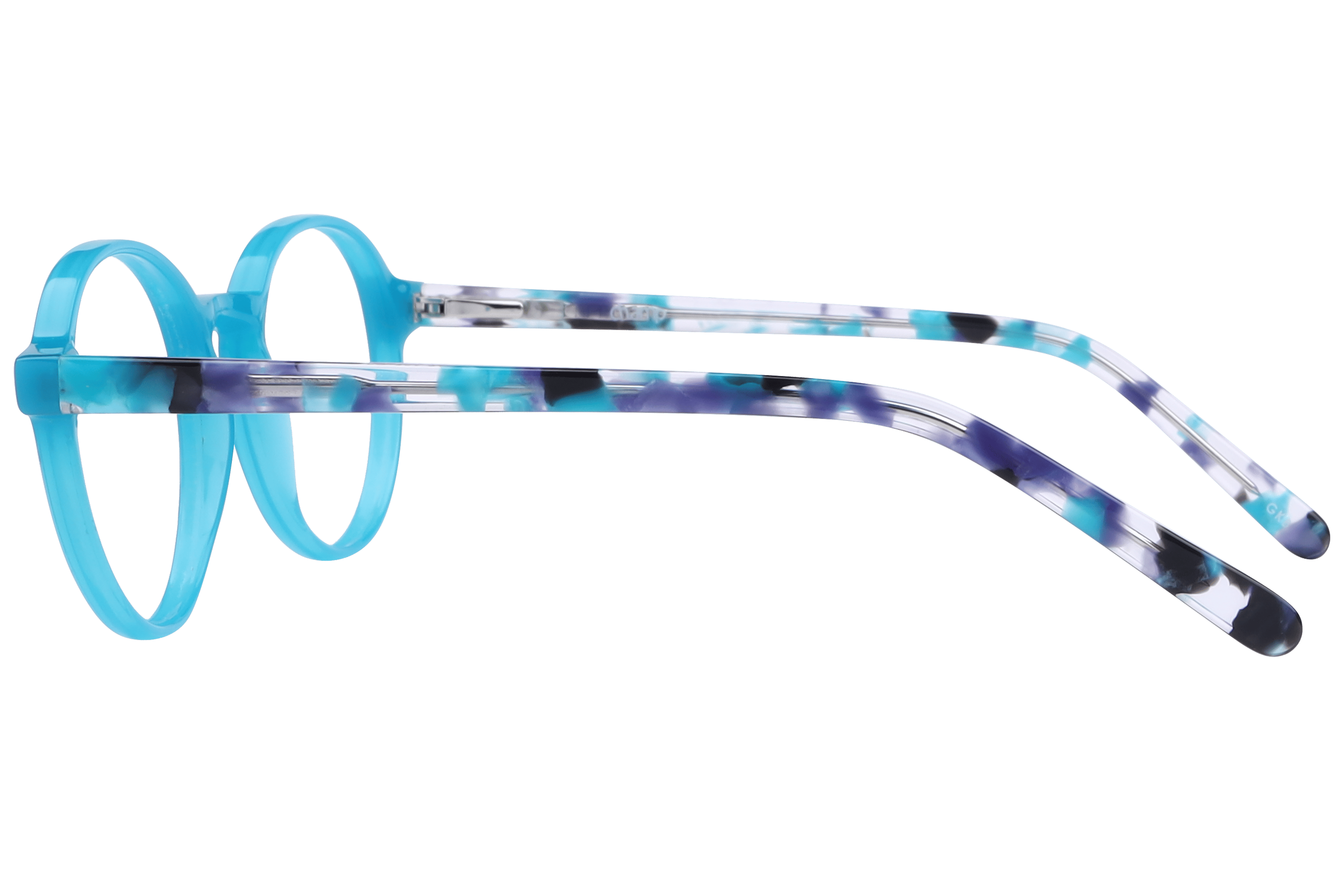 Champ CD009 Frame Blue Kids Full Shell Frame — Blue frame — view 3