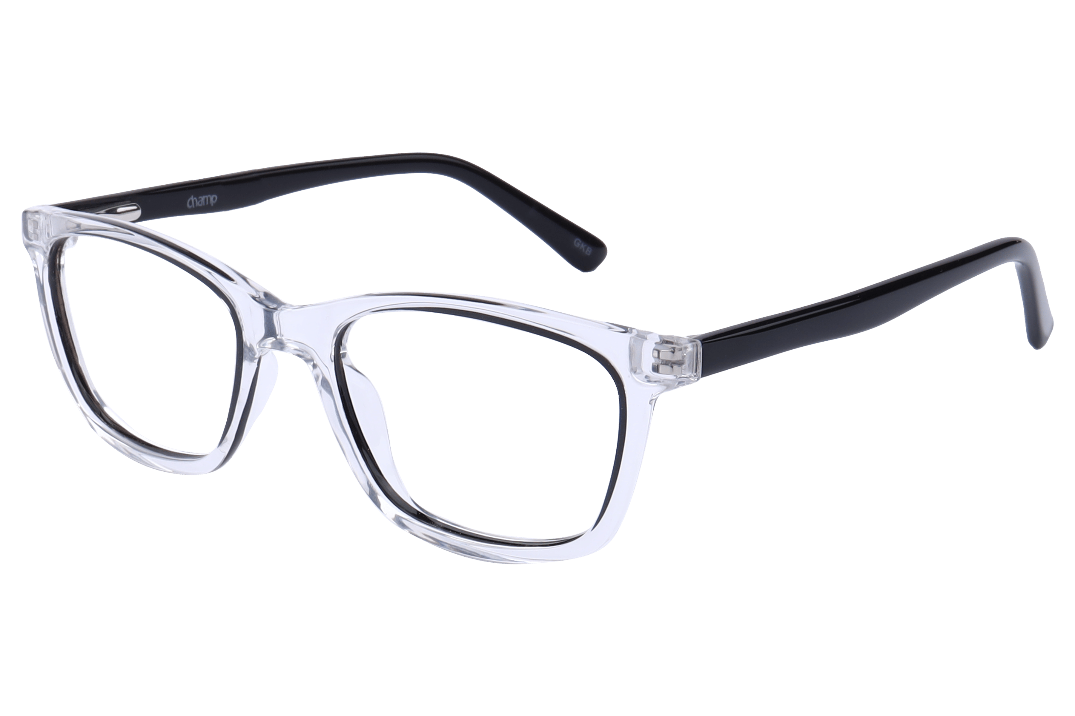 Champ 1009 Frame Transparent Kids Full Shell — Transparent frame