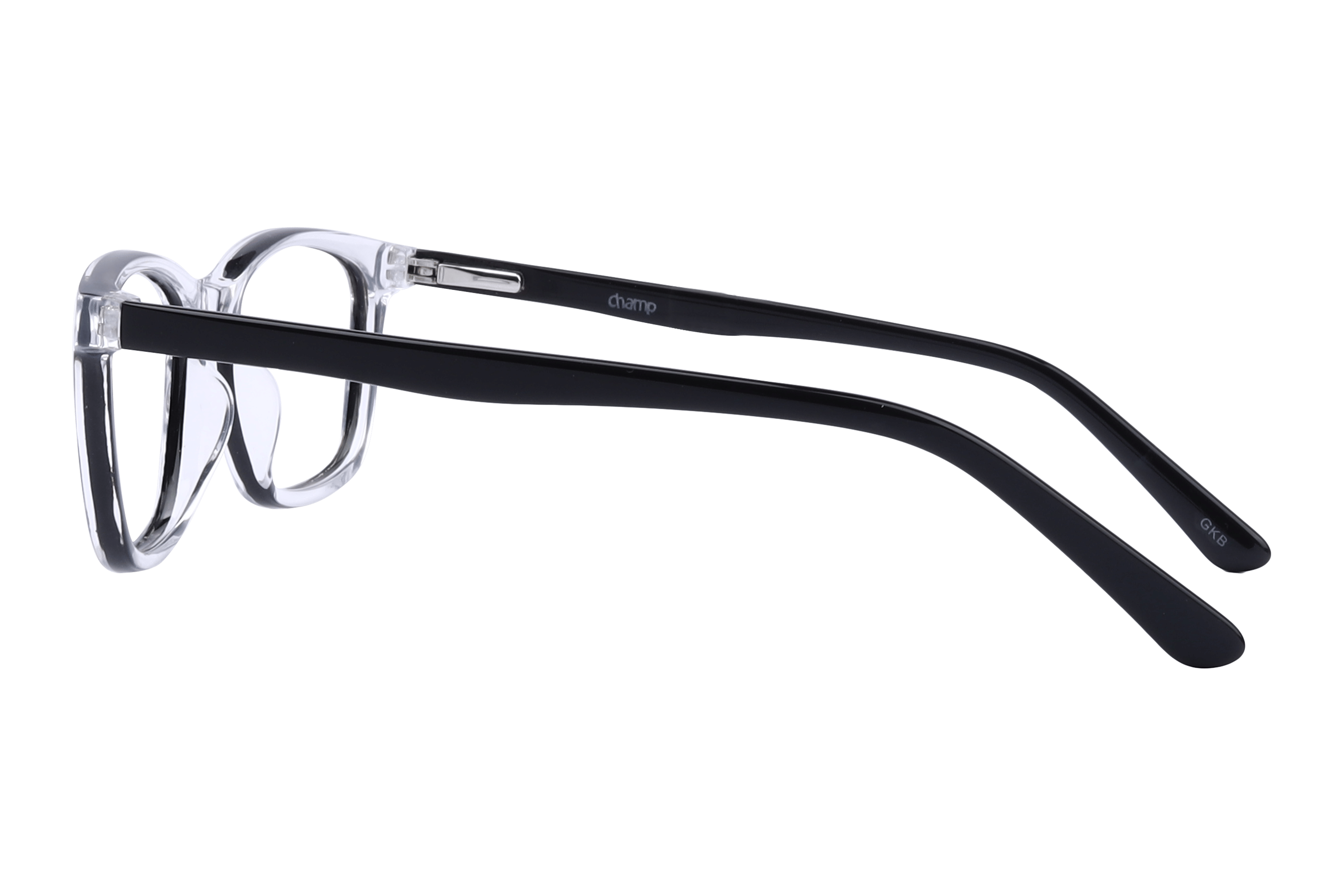 Champ 1009 Frame Transparent Kids Full Shell Frame — Transparent frame — view 3