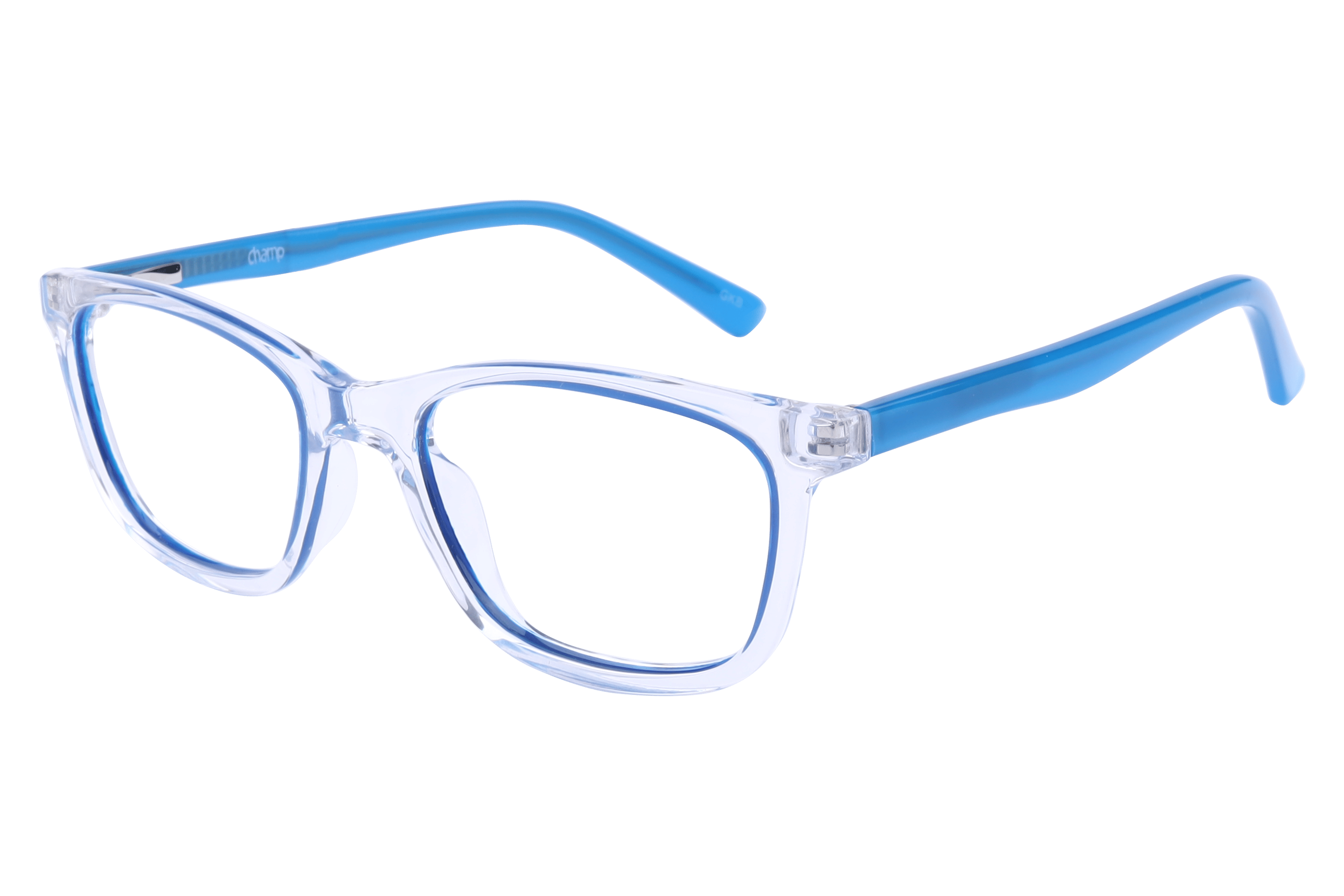 Champ 1009 Frame Transparent Kids Full Shell — Transparent frame