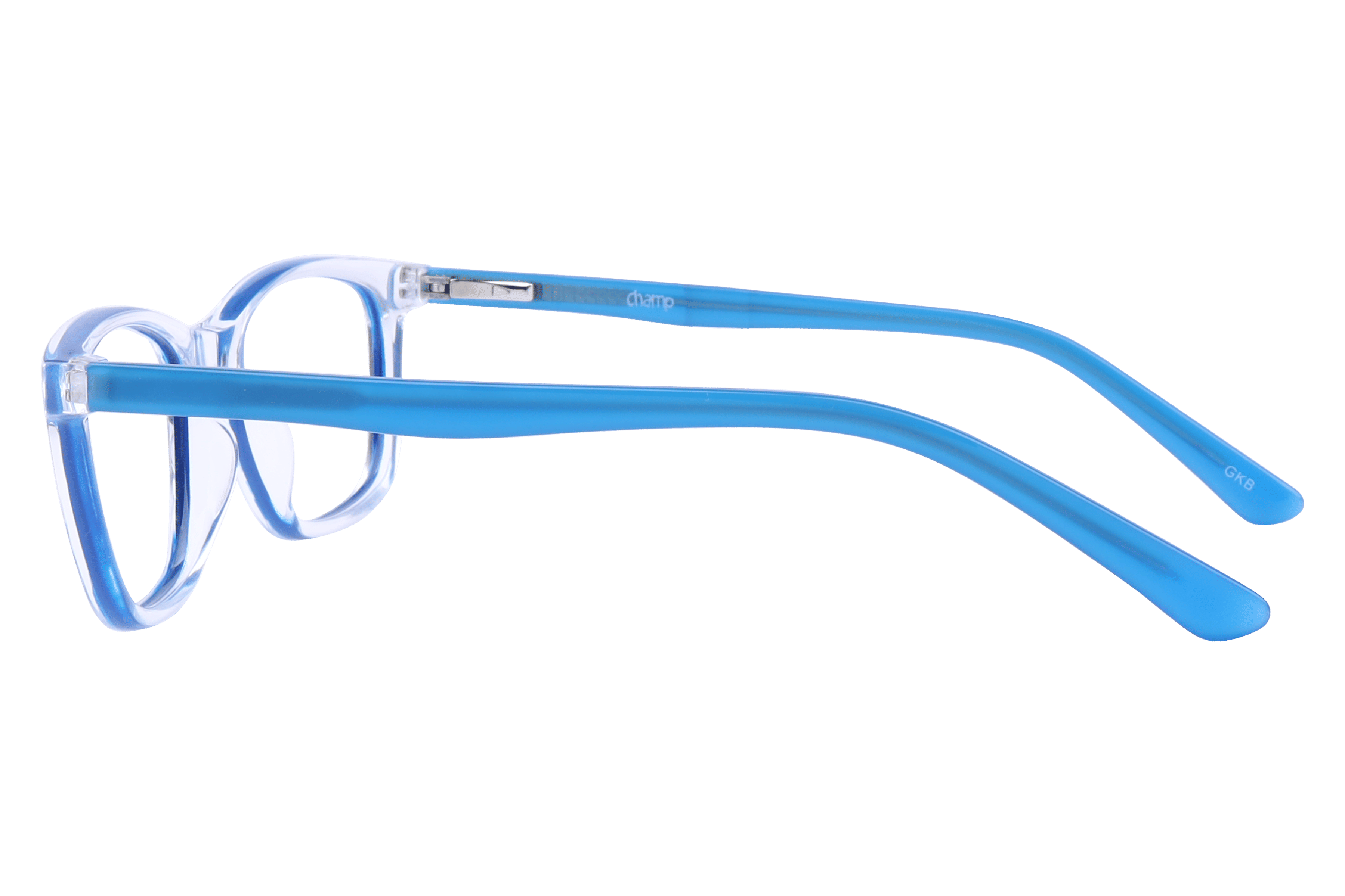 Champ 1009 Frame Transparent Kids Full Shell Frame — Transparent frame — view 3