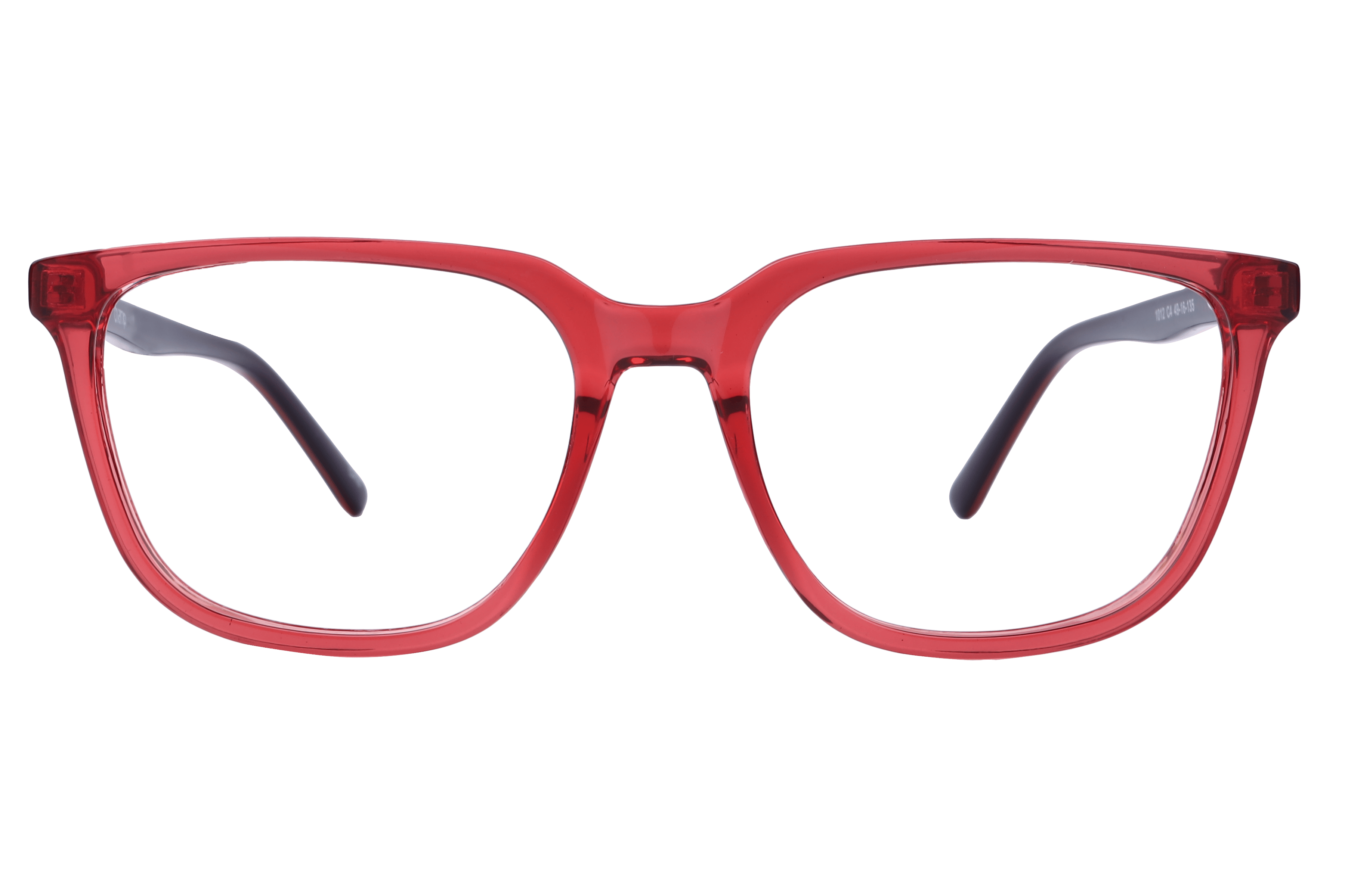 Champ 1012 Frame Transparent Red Kids Full Shell Frame — Transparent Red frame — view 2