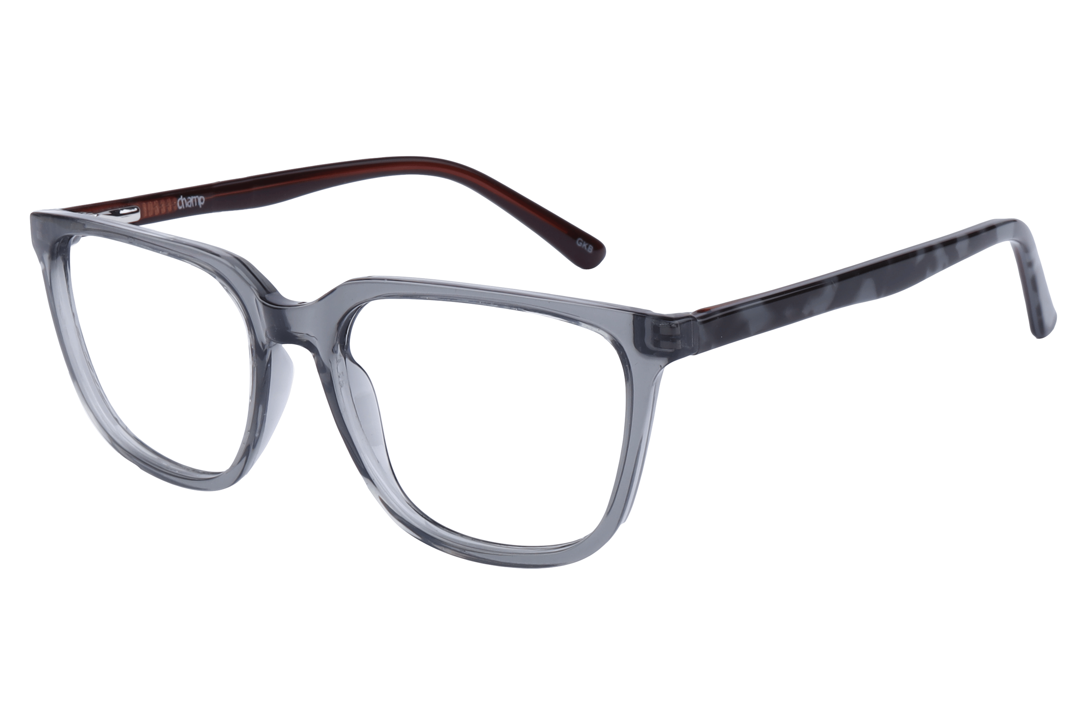 Champ 1012 Frame Transparent Grey Kids Full Shell — Transparent Grey frame