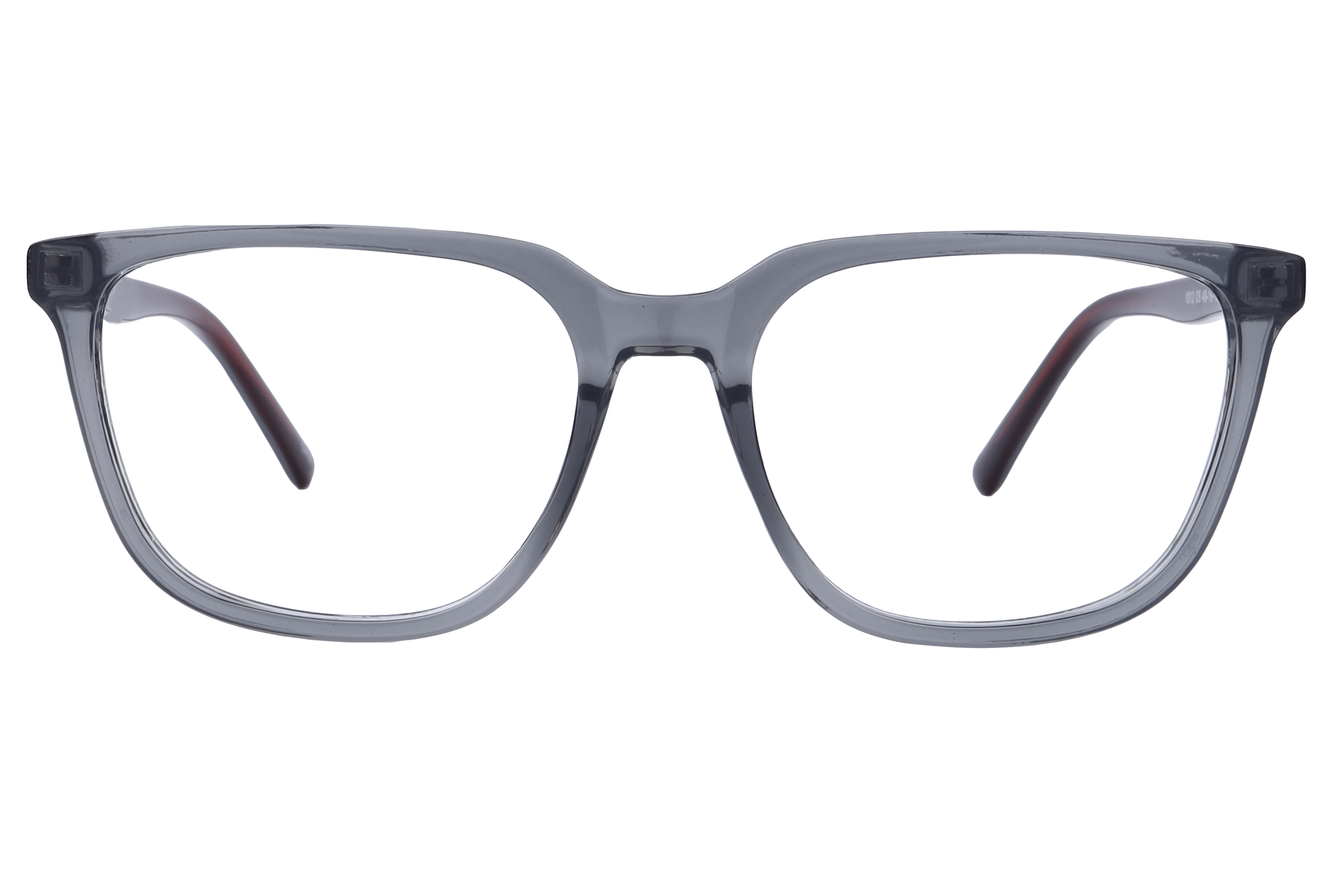 Champ 1012 Frame Transparent Grey Kids Full Shell Frame — Transparent Grey frame — view 2