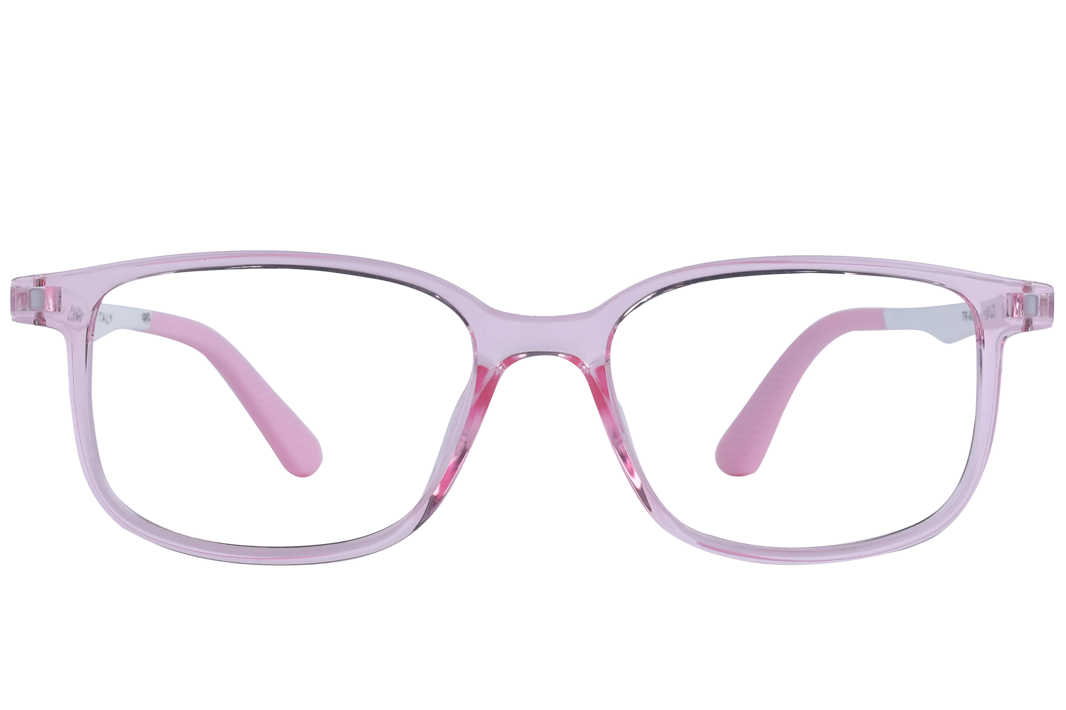 Champ TR-951 Frame Pink Kids Full Shell — Transparent Grey frame