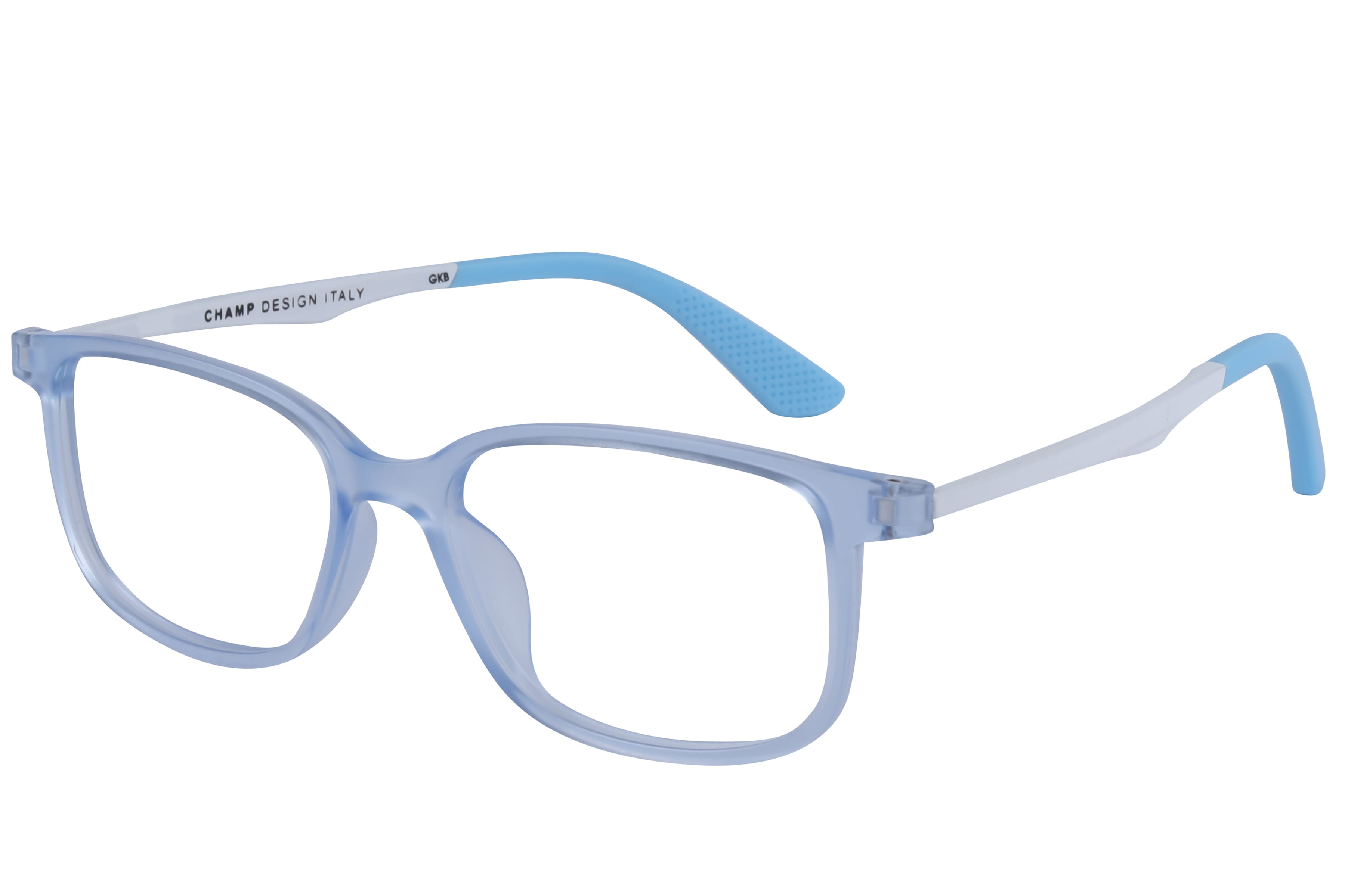 Champ TR-951 Frame Transparent Blue Kids Full Shell Frame — view 1