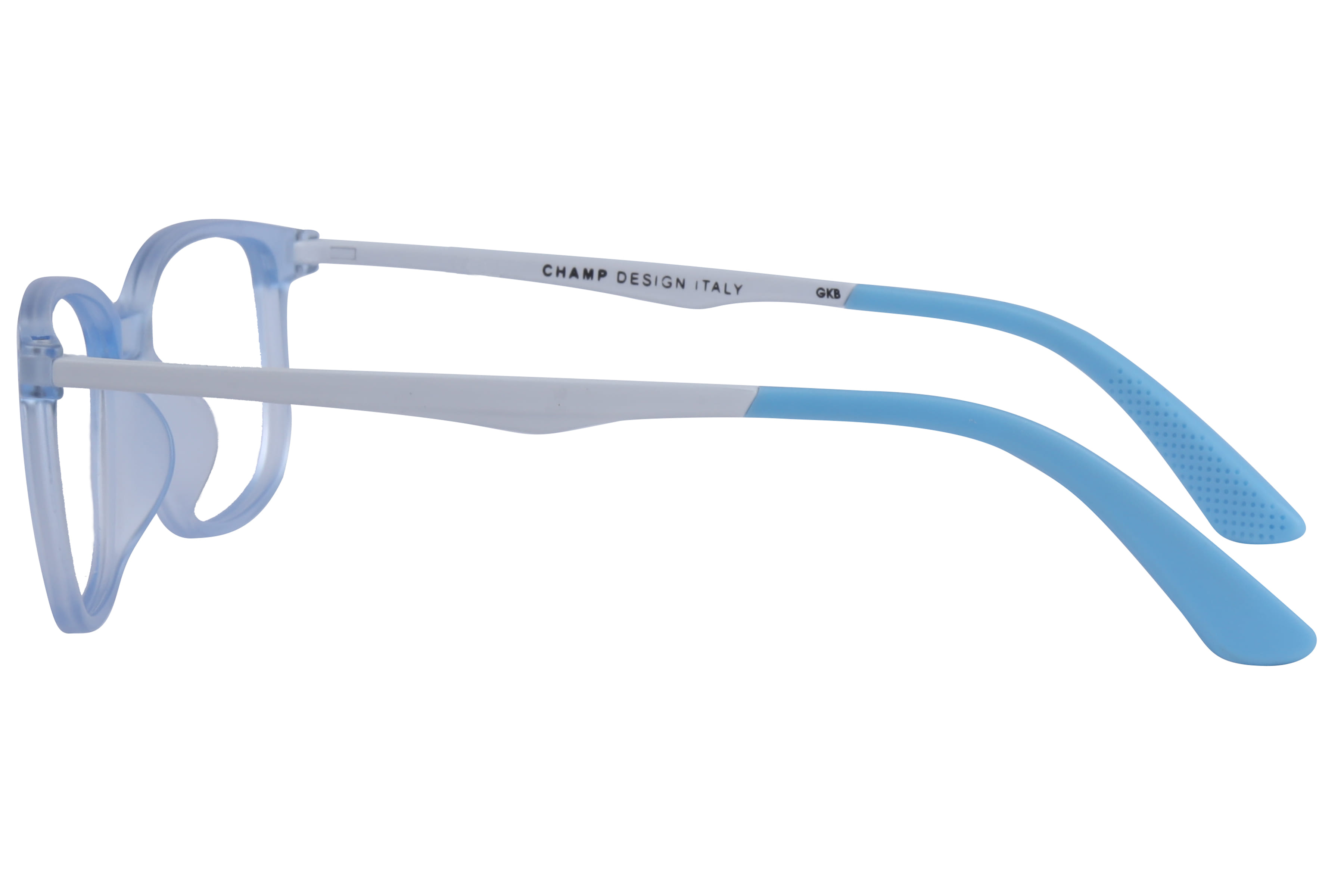 Champ TR-951 Frame Transparent Blue Kids Full Shell Frame — view 3