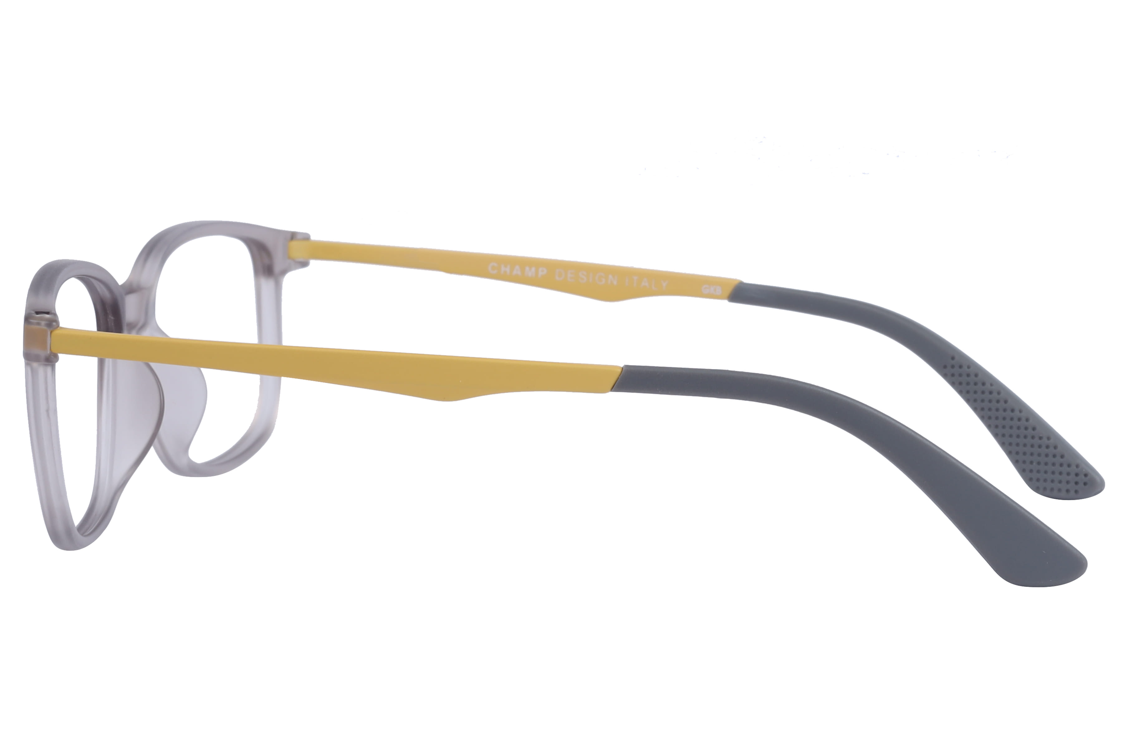 Champ TR-951 Frame Transparent Grey Kids Full Shell Frame — Transparent Grey frame — view 2