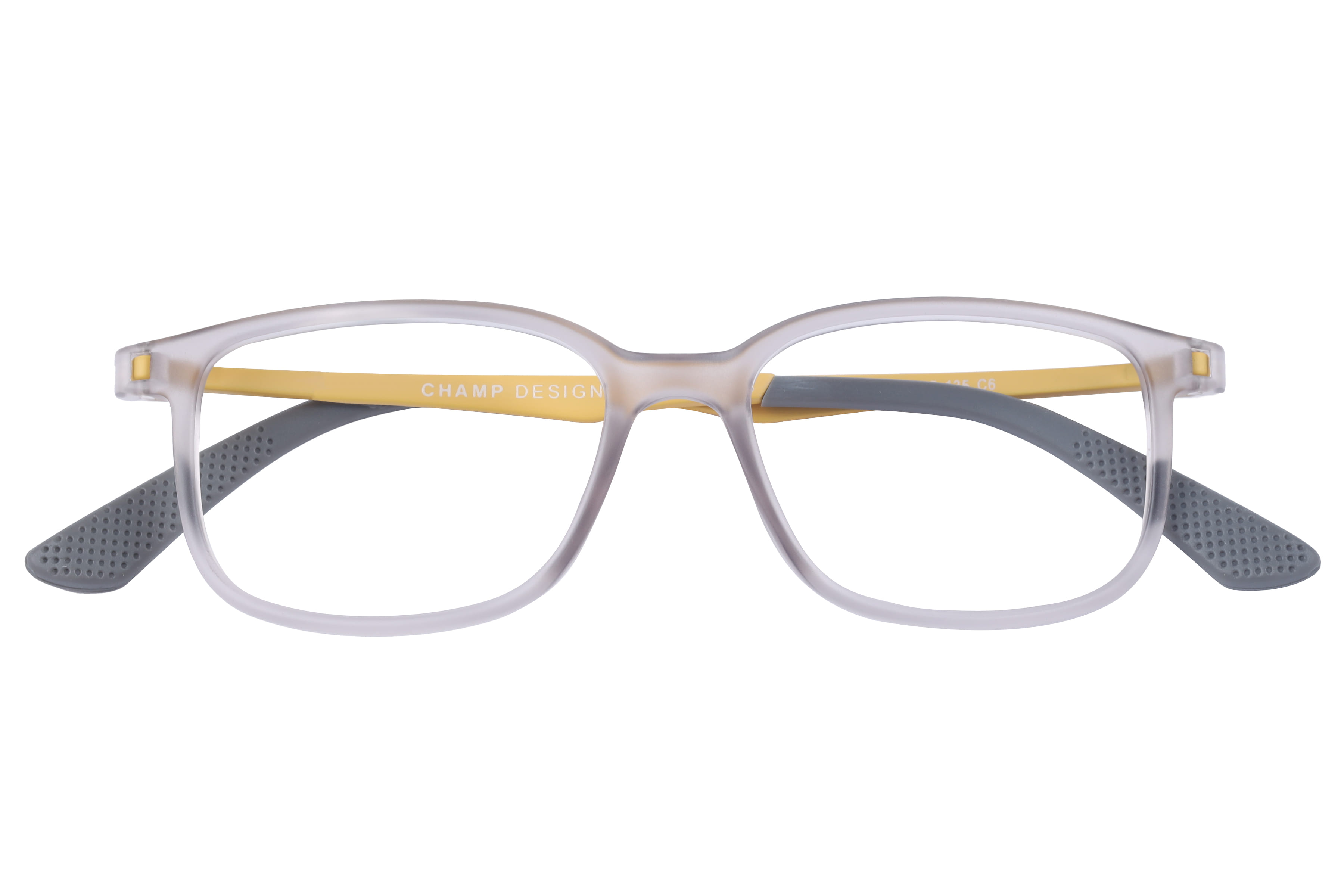 Champ TR-951 Frame Transparent Grey Kids Full Shell Frame — Transparent Grey frame — view 3