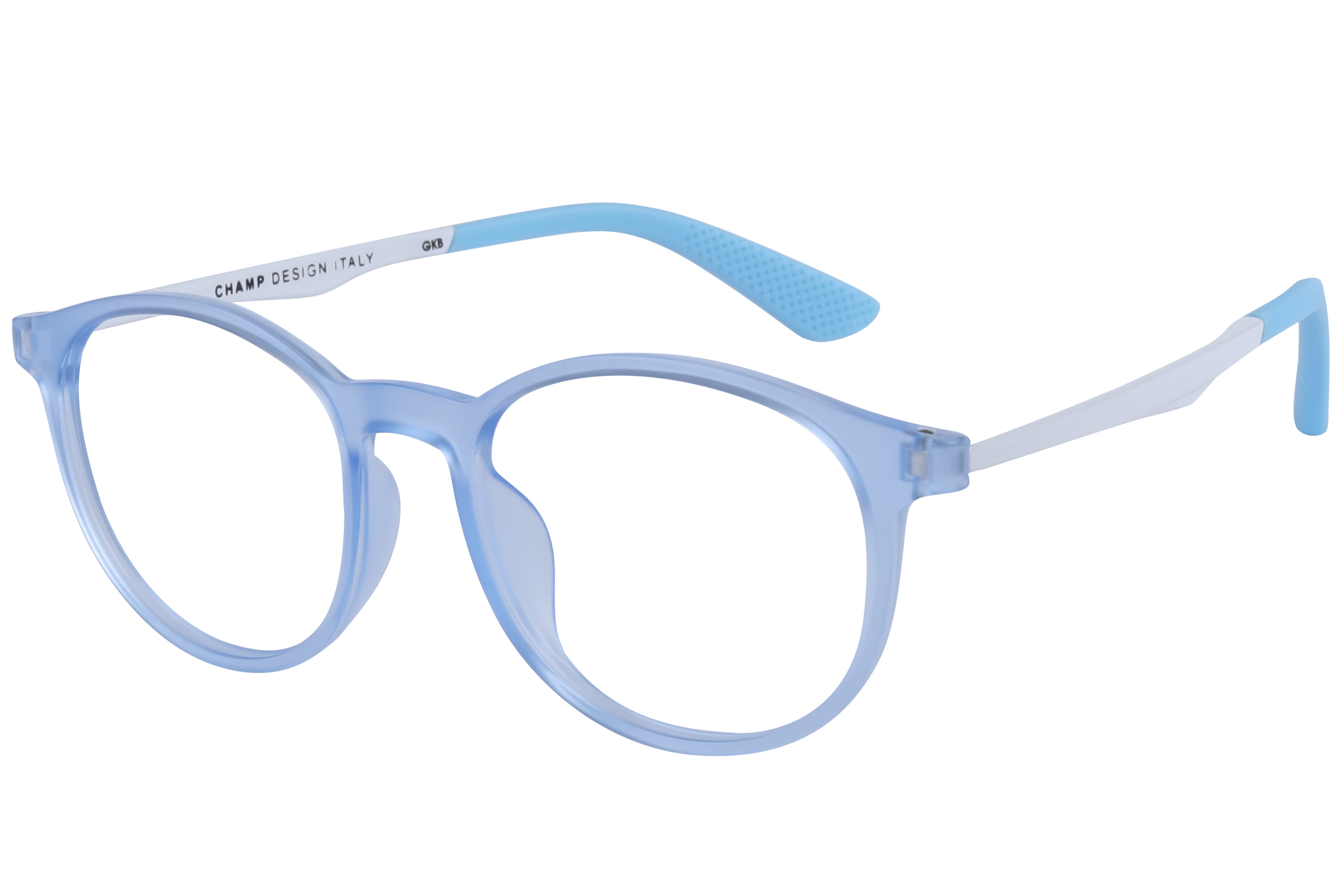 Champ TR-952 Frame Transparent Blue Kids Full Shell — Transparent Blue frame