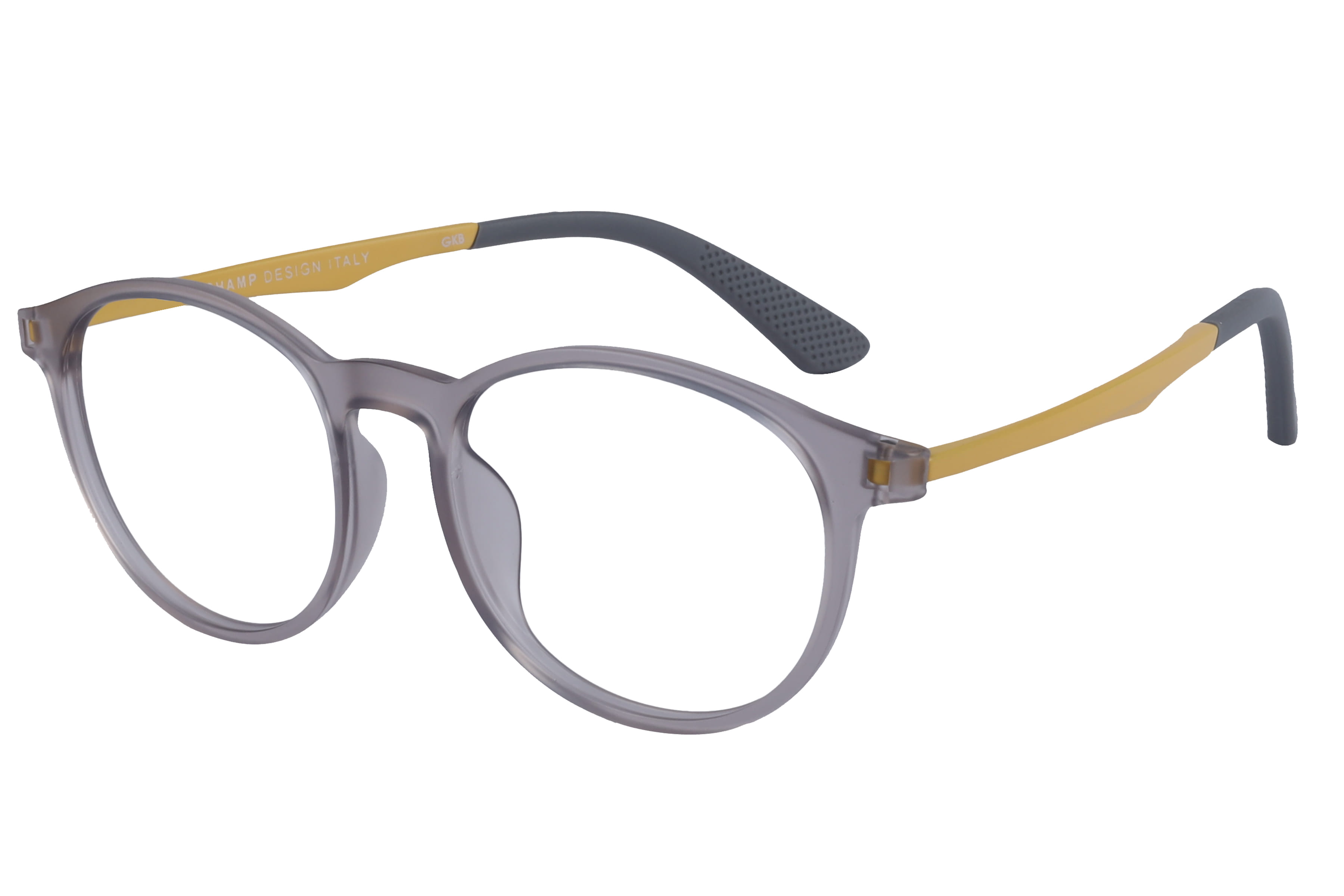 Champ TR-952 Frame Transparent Grey Kids Full Shell Frame — Transparent Grey frame — view 1