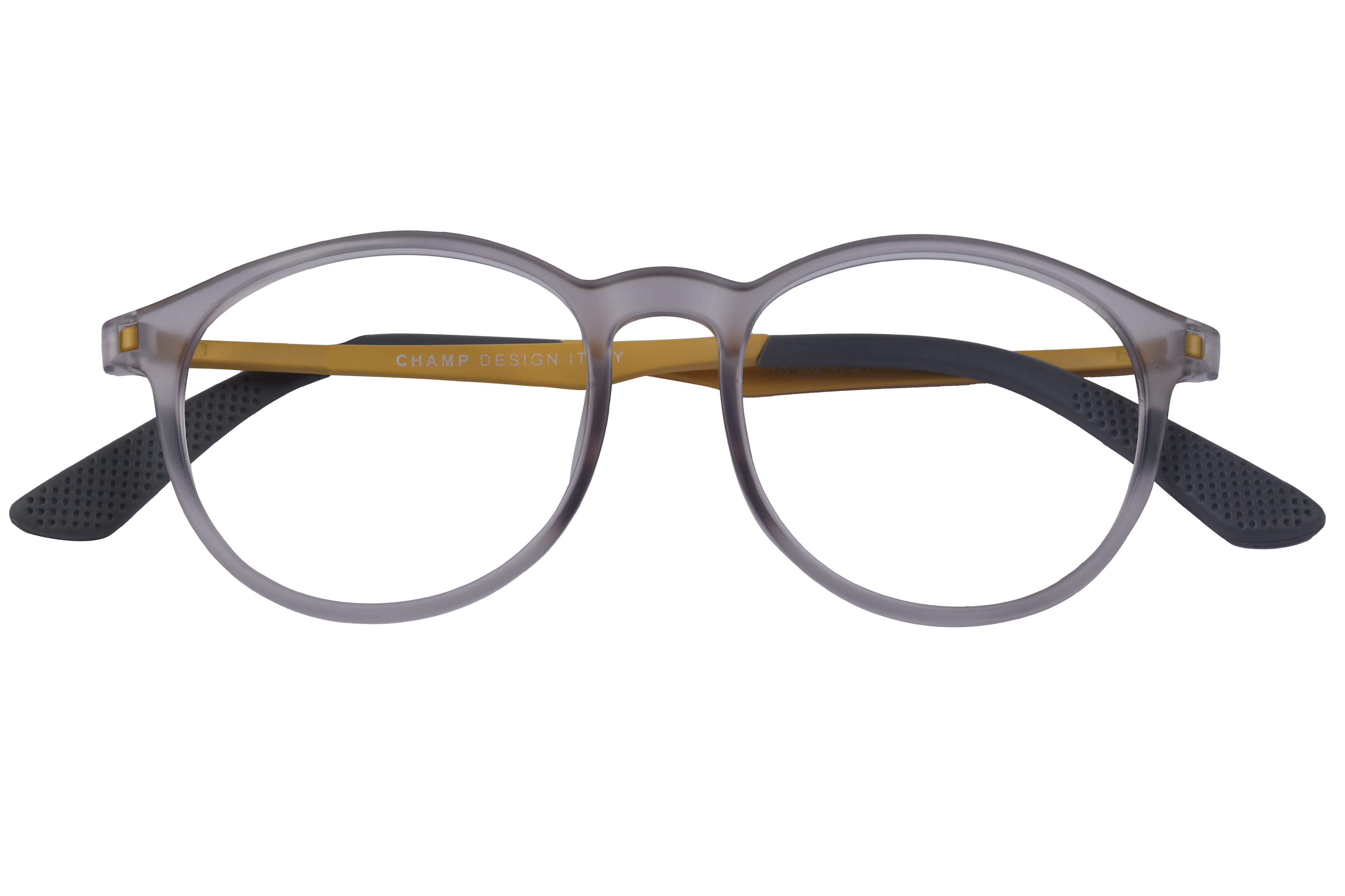 Champ TR-952 Frame Transparent Grey Kids Full Shell Frame — Transparent Grey frame — view 3