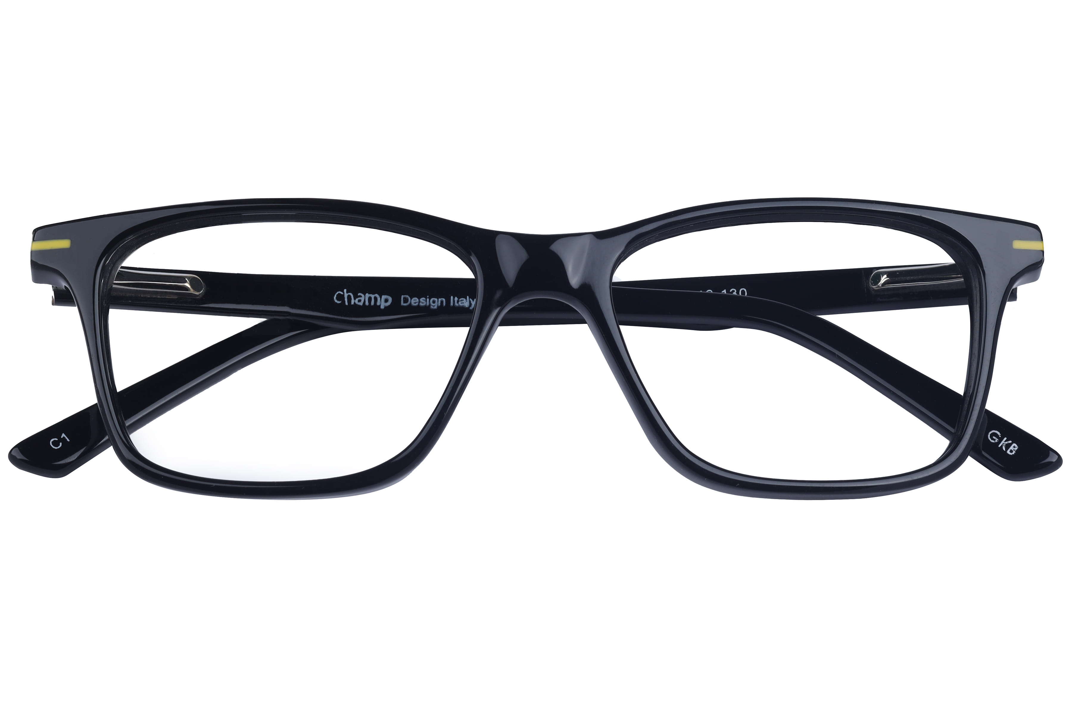 Champ 4324 Frame Black Kids Full Shell Frame — Black frame — view 3