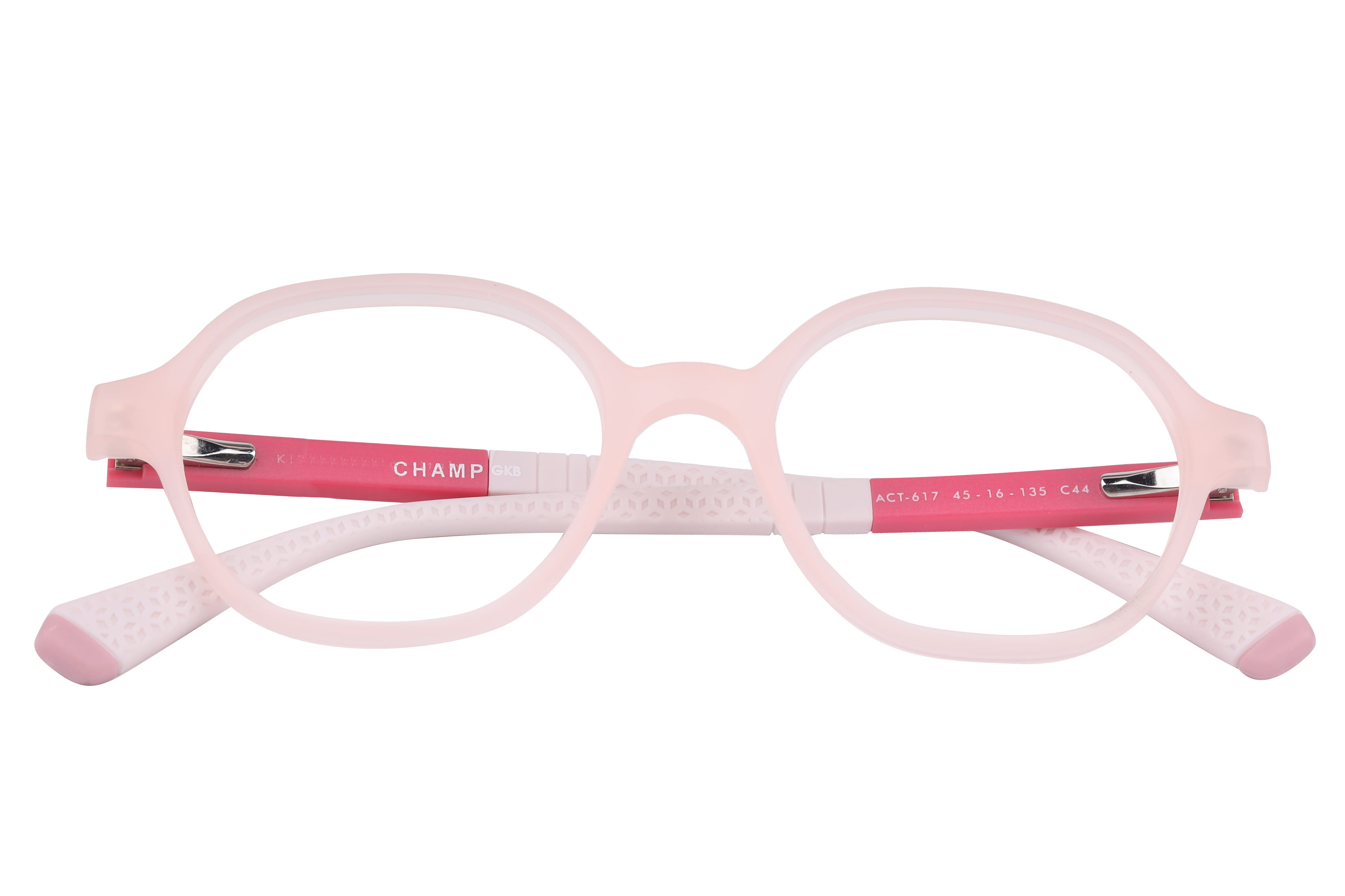 Champ ACT-617 Frame Matt Pink Kids Full Shell Frame — Matt Pink frame — view 3