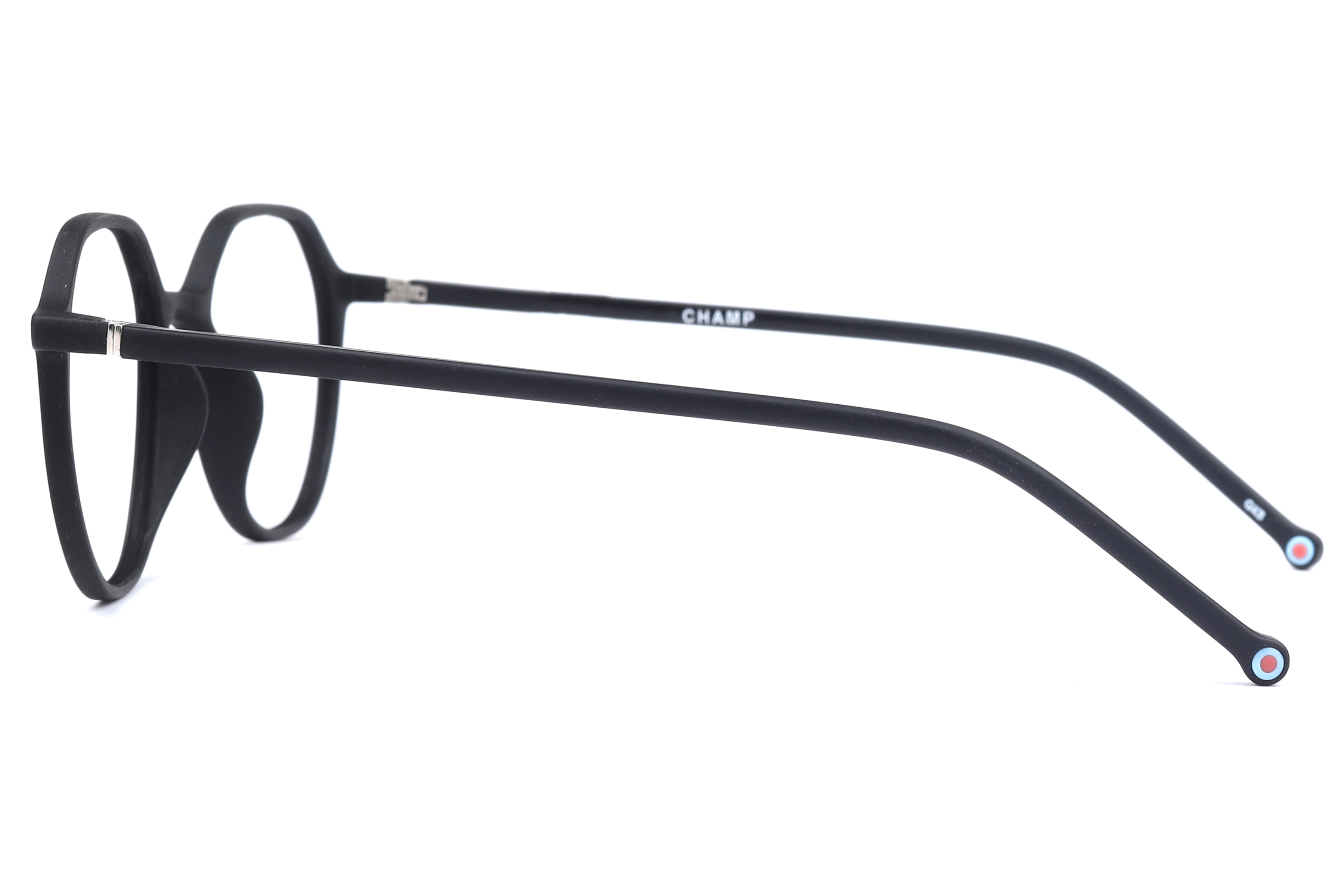 Champ 30597-CW Frame Matt Black Kids Full Shell Frame — Matt Black frame — view 2