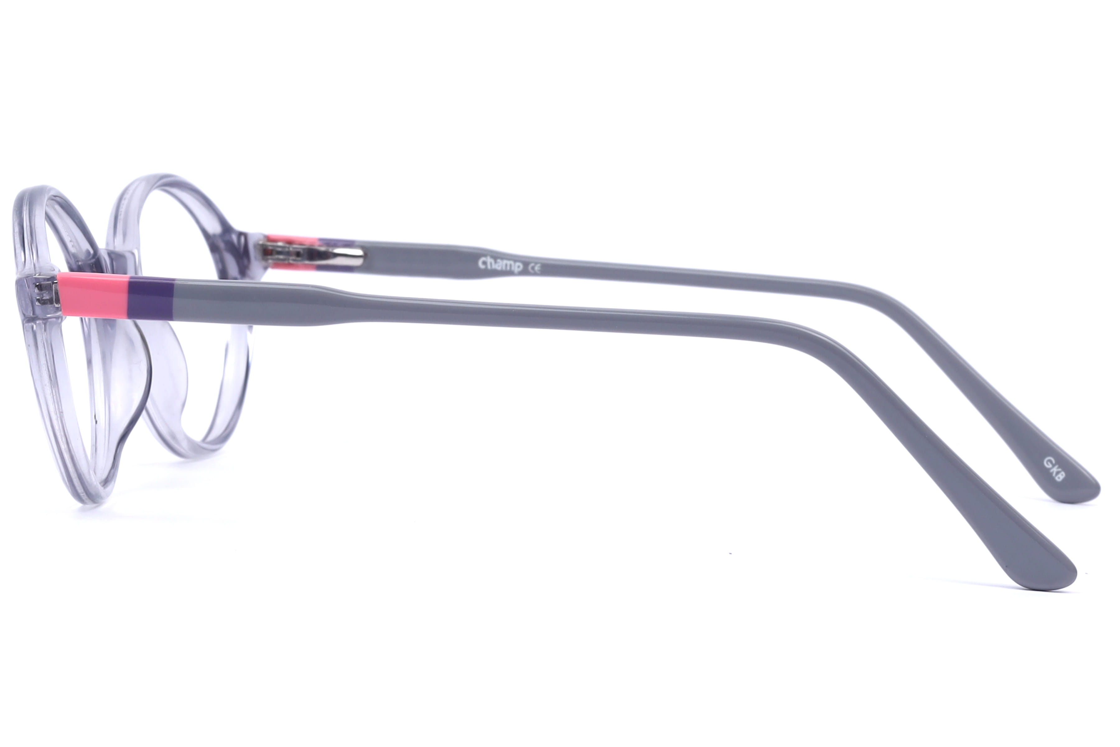 Inspira 4322 Frame Transparent Grey Kids Shell Shell Frame — Transparent Grey frame — view 2