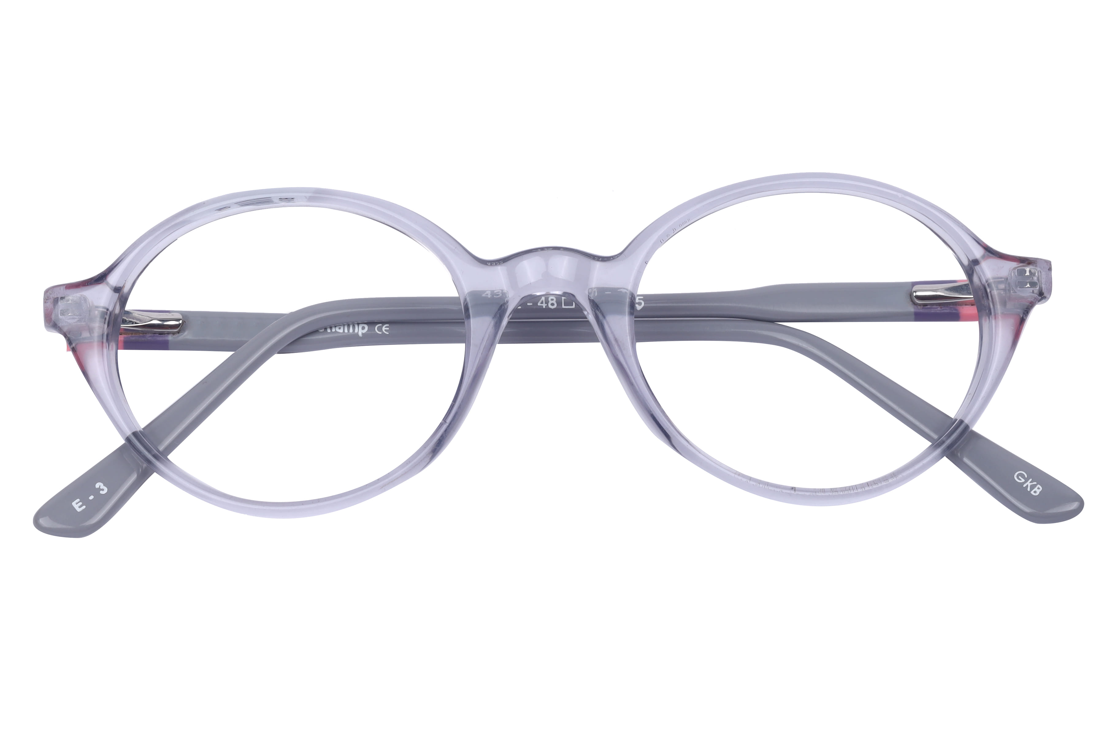 Inspira 4322 Frame Transparent Grey Kids Shell Shell Frame — Transparent Grey frame — view 3