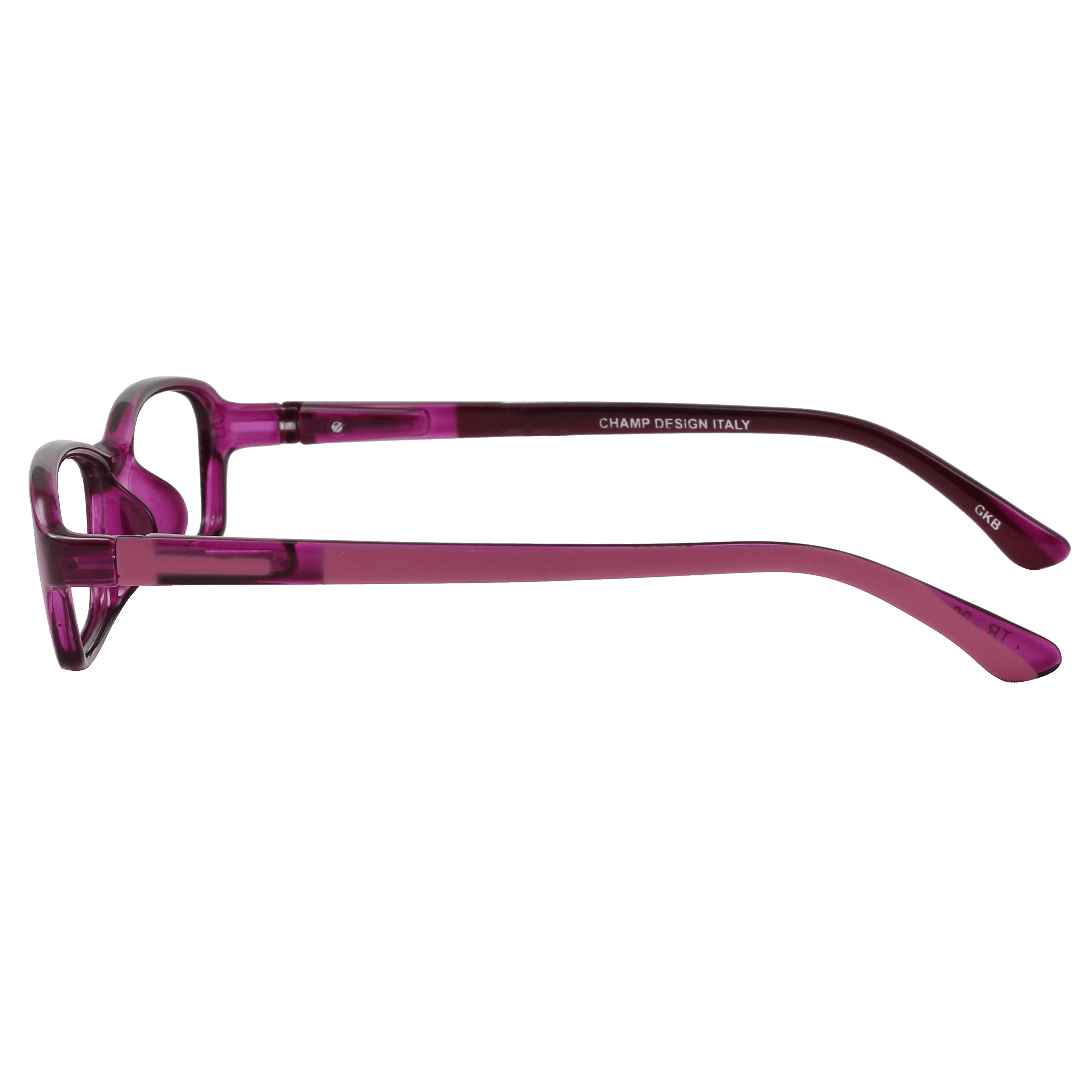 Champ M-306 Frame Violet Kids Full Shell — Black frame