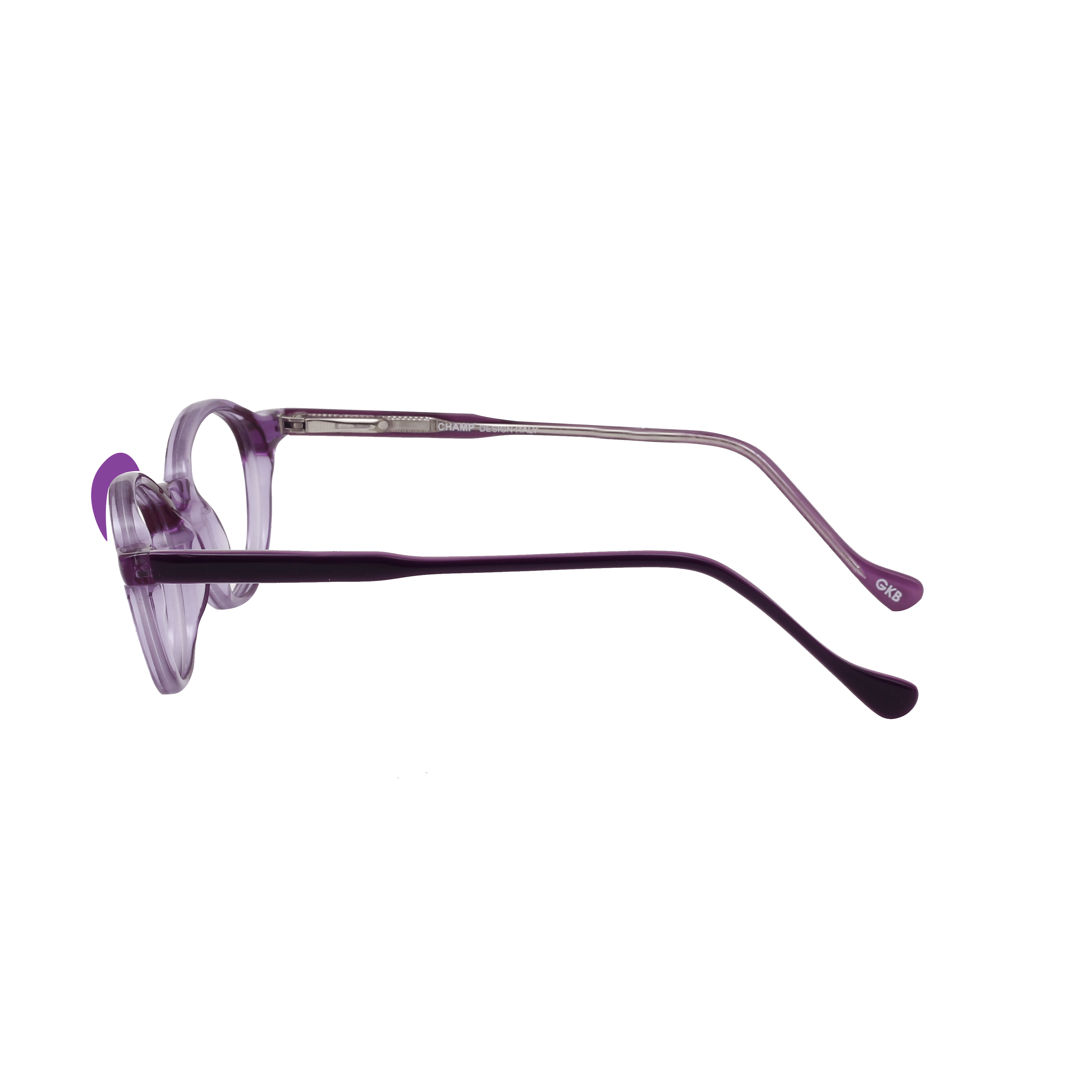 Champ M-164 Frame Violet Kids Full Shell Frame — Violet frame — view 3