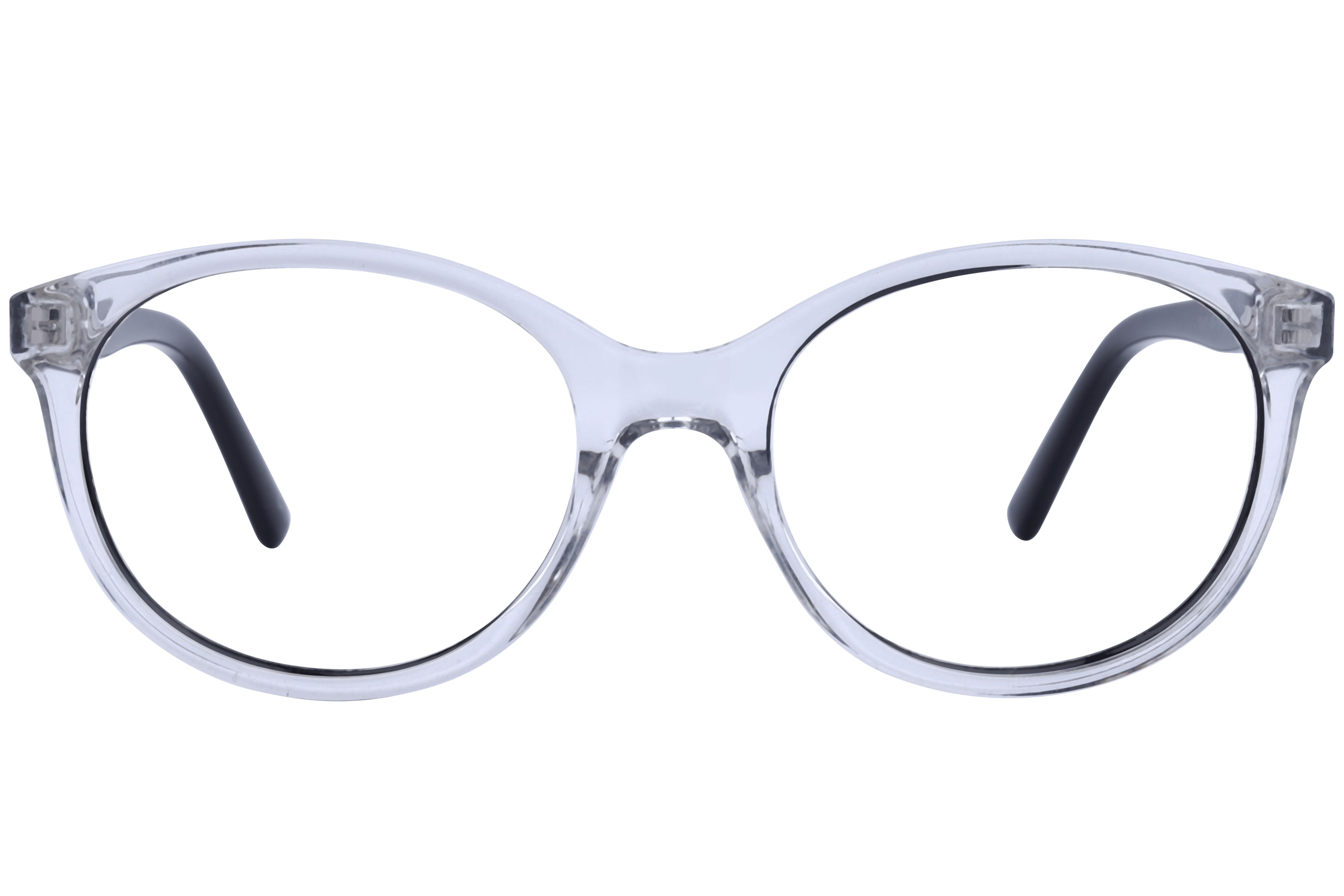 Champ 1001 Frame Transparent Black Kids Full Shell — Transparent Blue frame