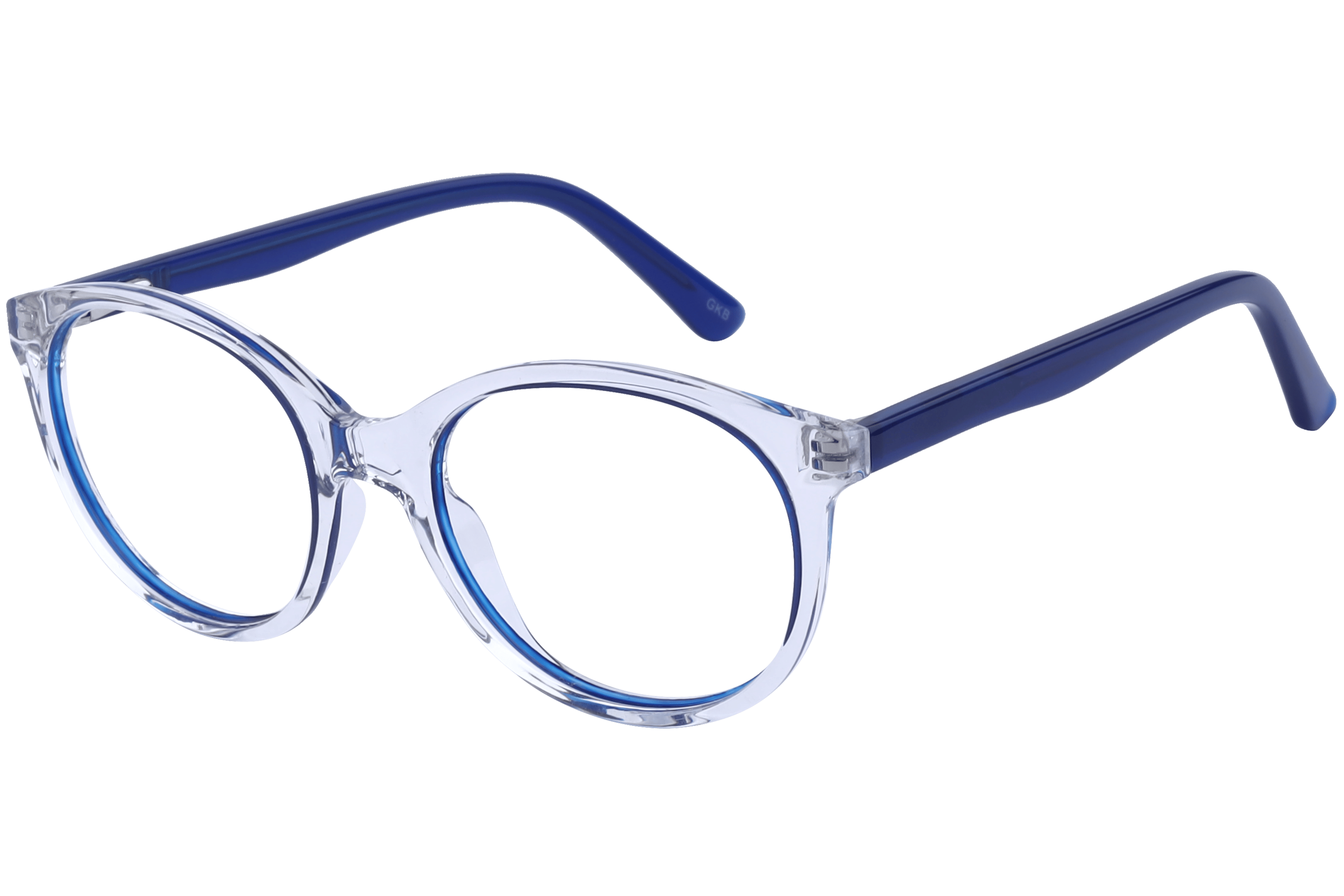 Champ 1001 Frame Transparent Blue Kids Full Shell — Transparent Blue frame