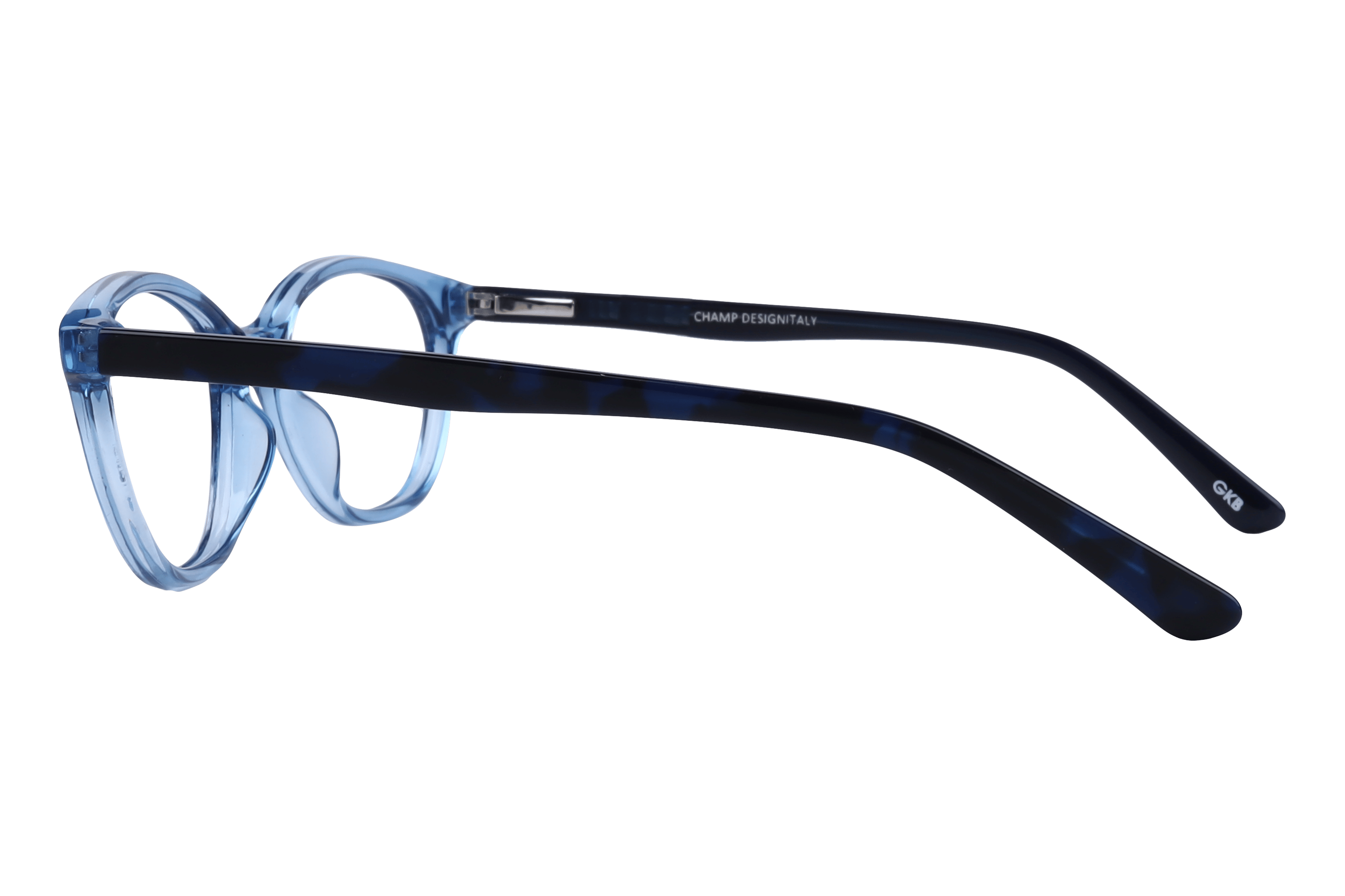 Champ ACT-606 Frame Blue Kids Full Shell Frame — Blue frame — view 3